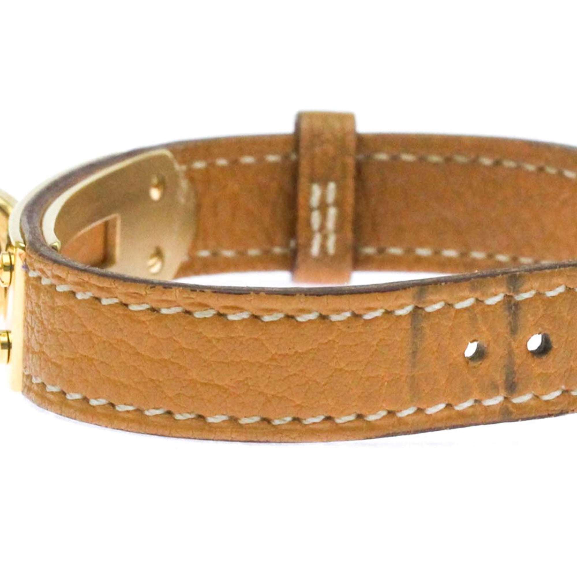 HERMES Kelly-horloge, verguld, leer, quartz, dameshorloge