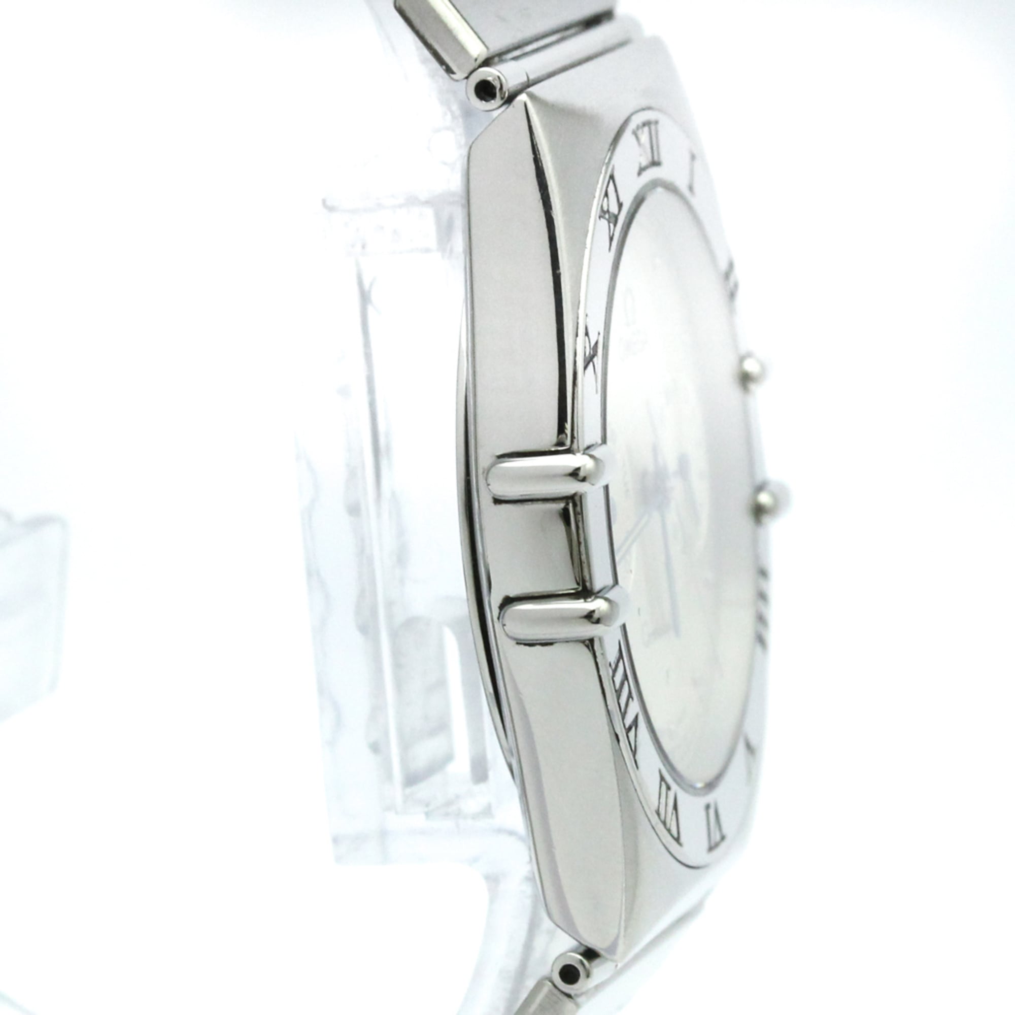 OMEGA Constellation Day Date stalen quartz herenhorloge 396.1070