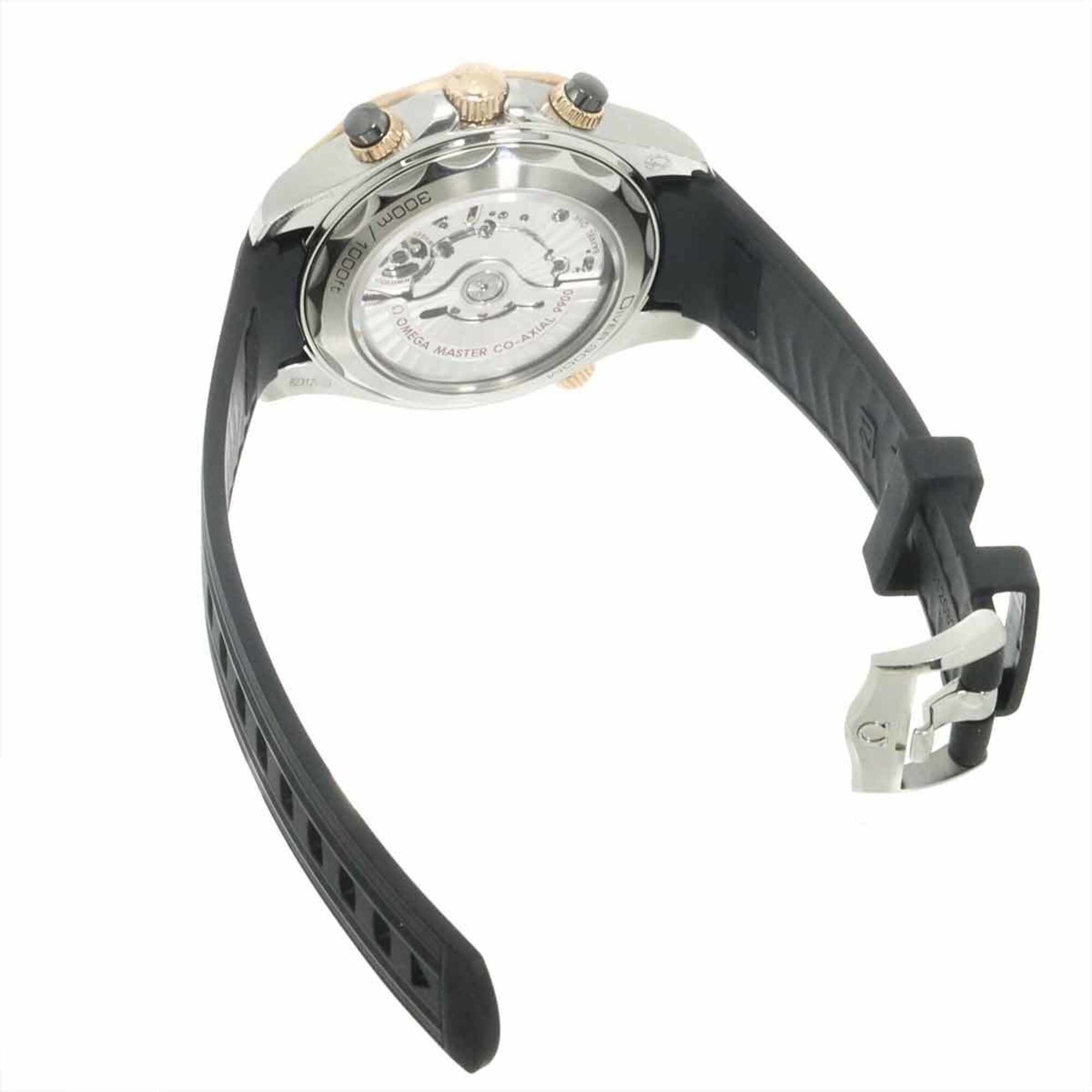 Omega Seamaster Diver 300 Co-Axial Master Chronometer Two-Tone 210 22 44 51 01 001 Date 18K Pink Gold Automatic