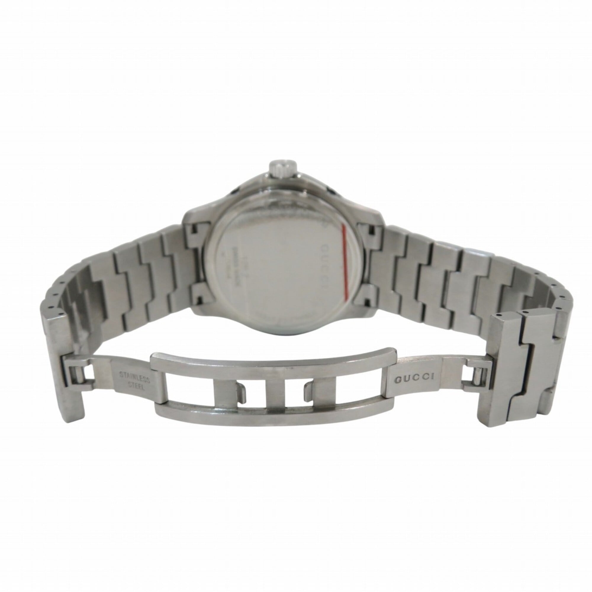 Gucci Timeless Diver-horloge, totaalgewicht 166,5 g, roestvrij staal, quartz, zwarte wijzerplaat, YA126279