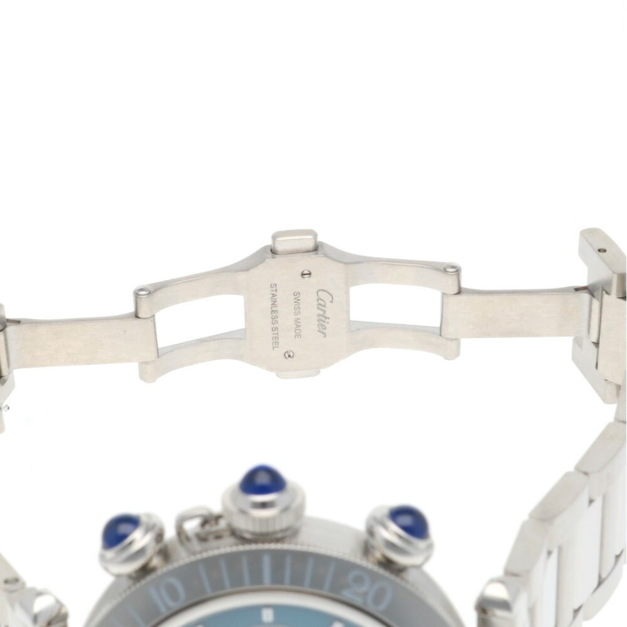 Cartier Pasha de horloge, roestvrij staal WSPA0039, automatisch, heren, CARTIER