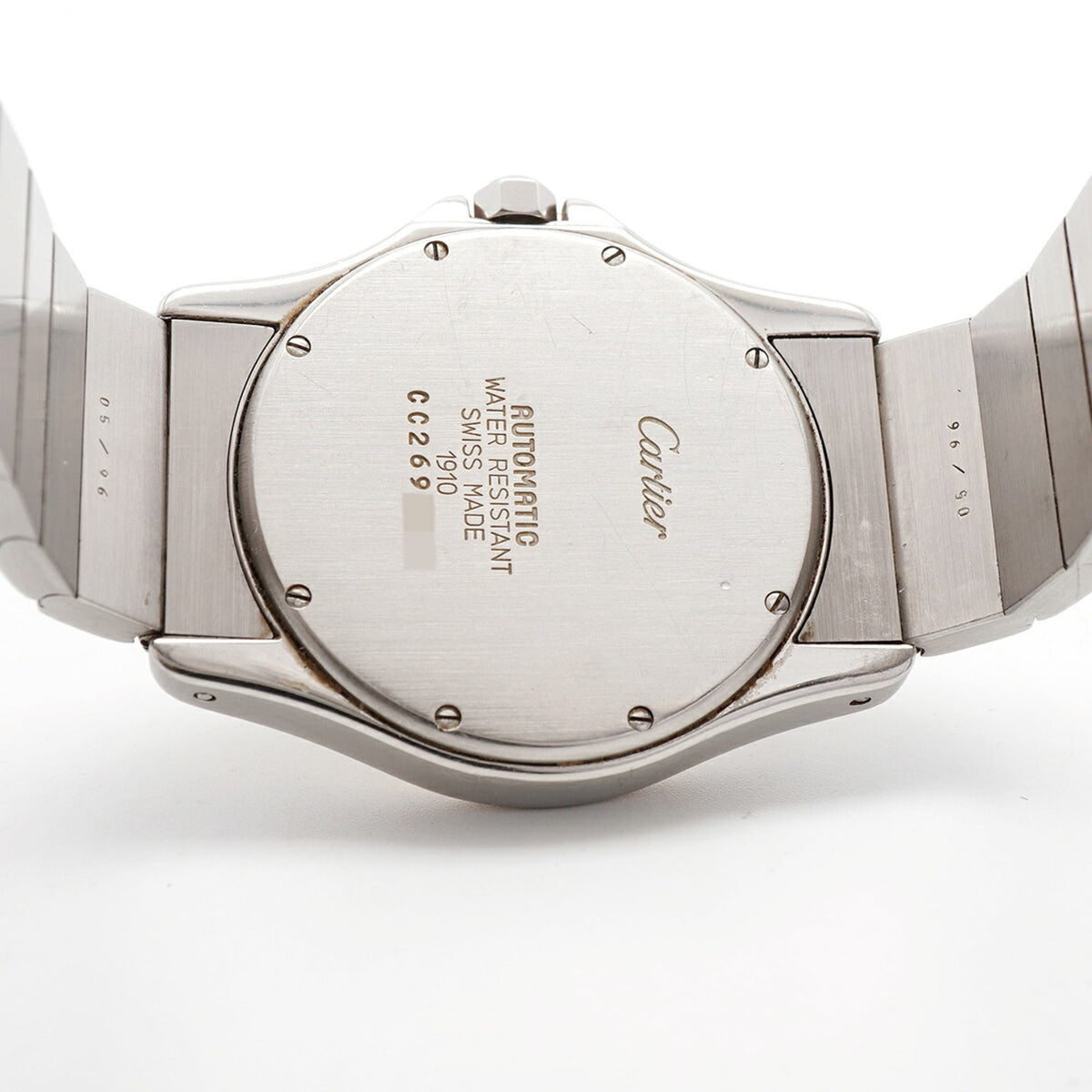 Montre Cartier Santos Ronde LM 1910 Ivoire, cadran de 33 mm