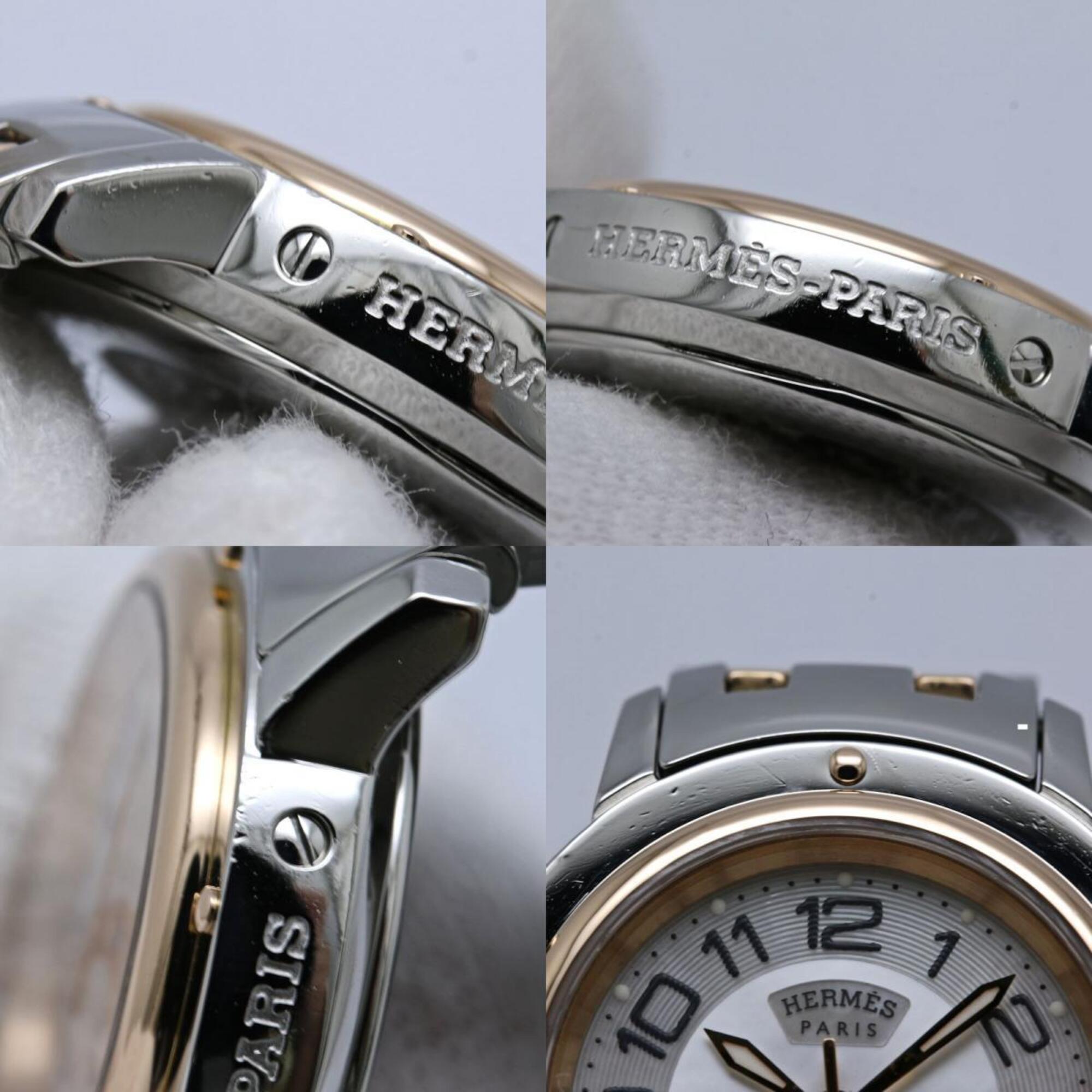 Hermes Clipper CP1.221.212/4970 035321WW00 White Dial 24mm Watch
