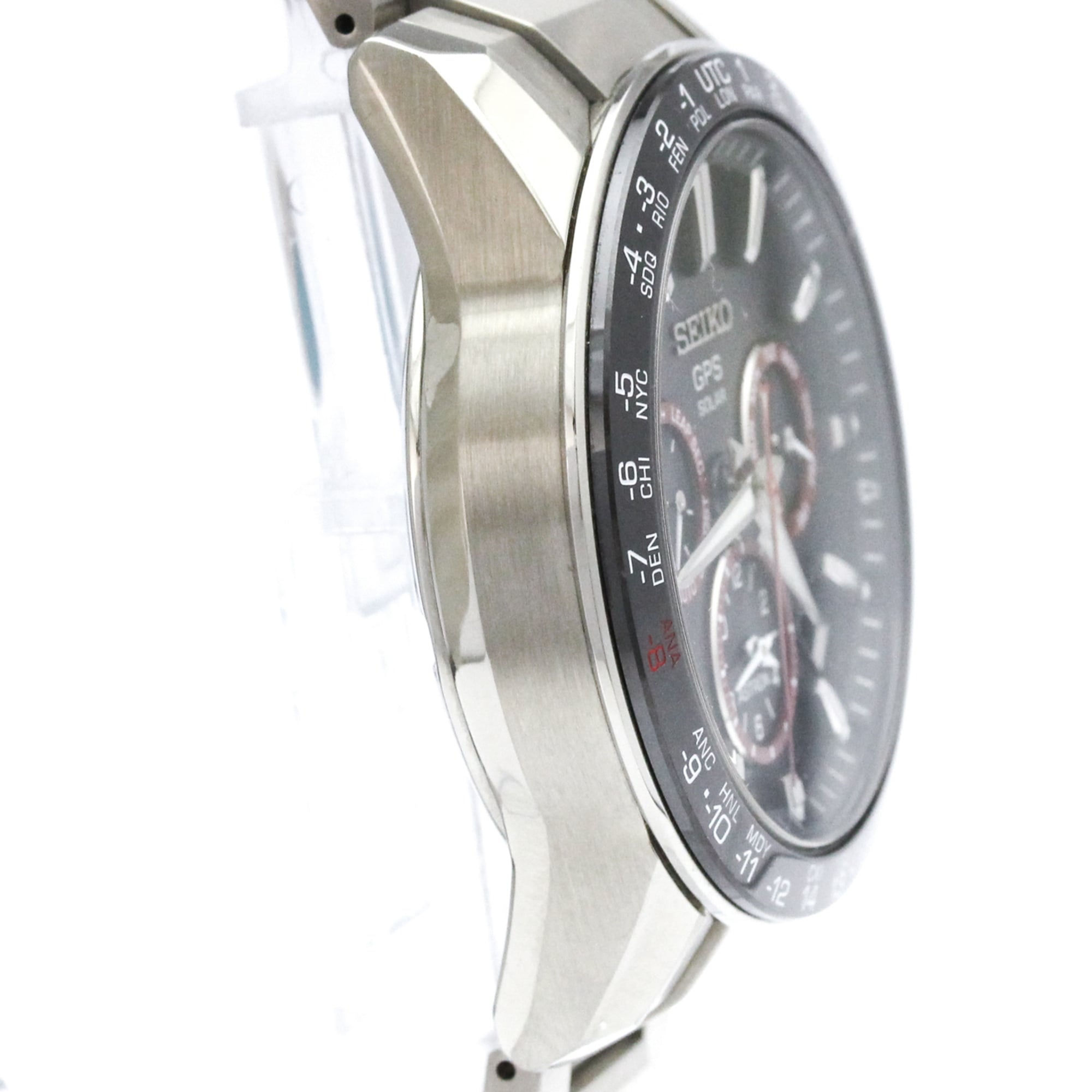 Seiko Astron SBXC017(5X53-0AF0) Black Dial 43mm Watch
