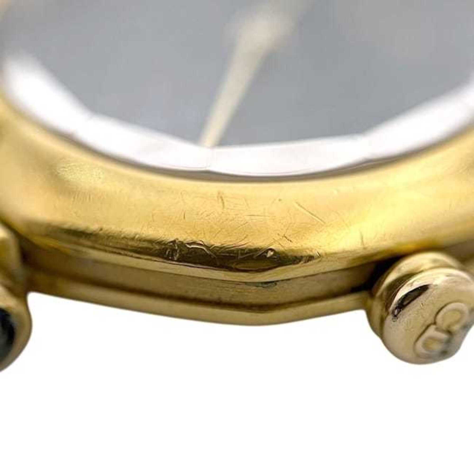 Christian Dior Swing Dress Watch Navy Gold 64151 Women's Stainless Steel Quartz 657***