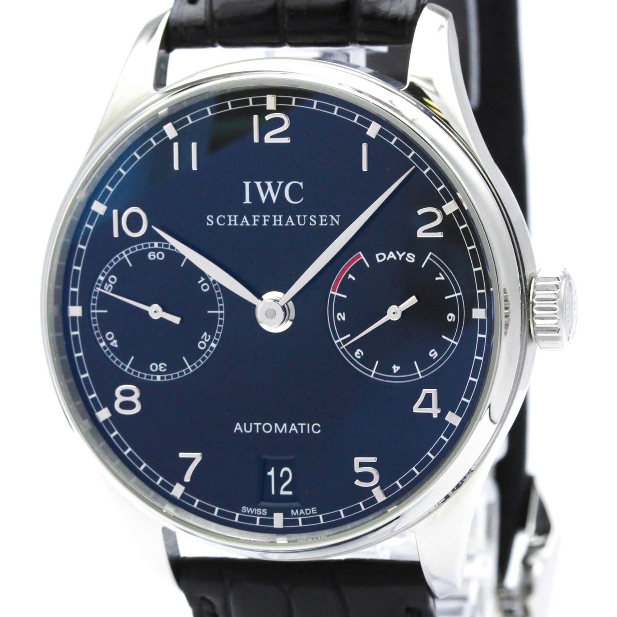 IWC Portugieser IW500703 Black Dial 42mm Watch