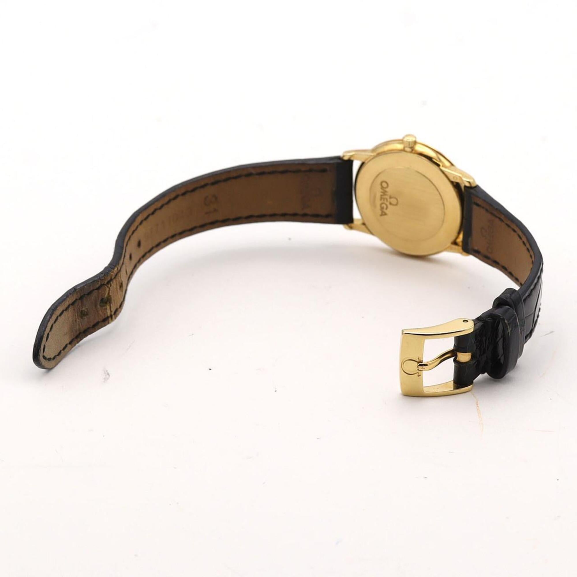 Omega De Ville YG CAL.1471 595.1050 Quartz Watch