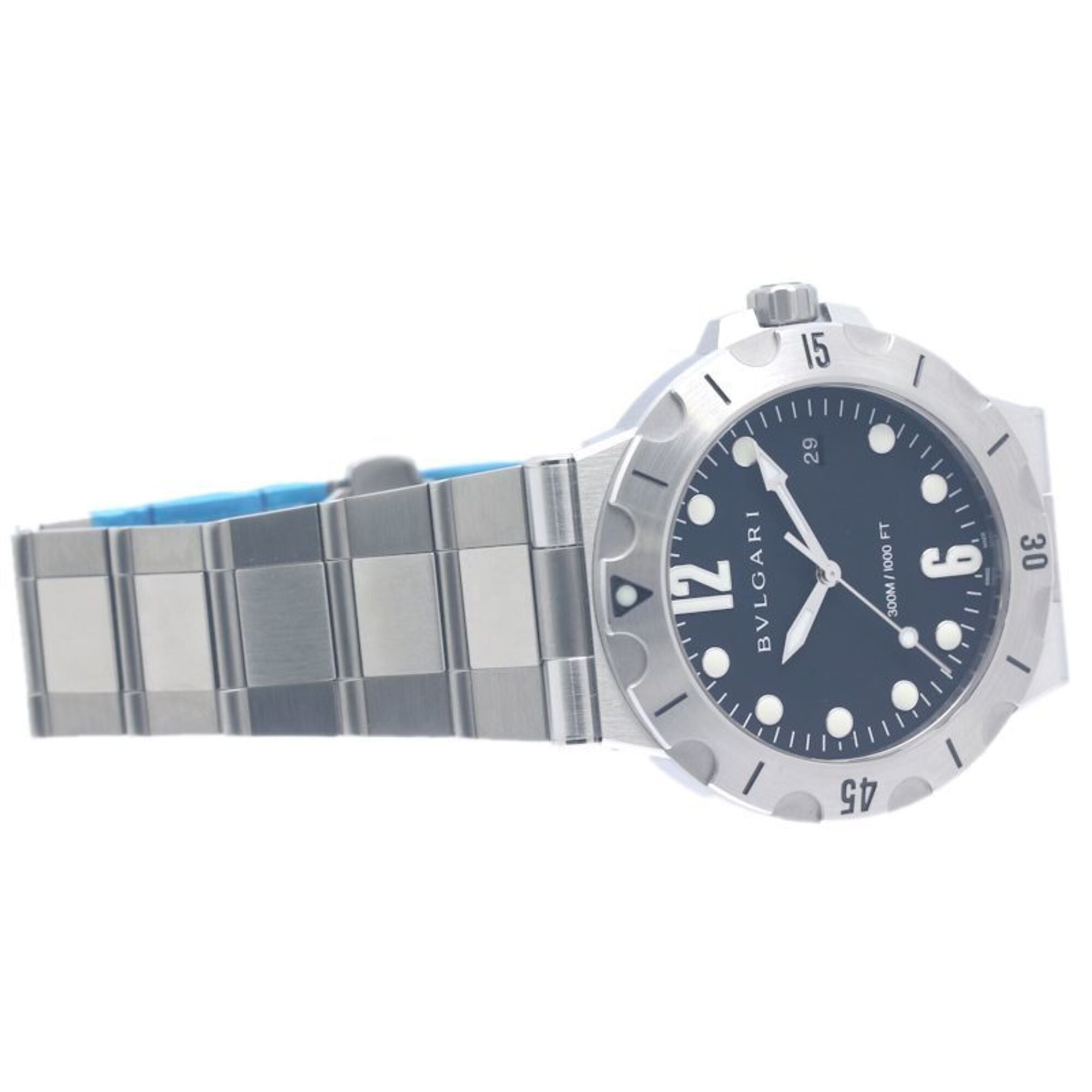 Montre Pour Hommes BVLGARI Diagono Scuba DP41BSSSD DP41SSD en acier inoxydable 40379