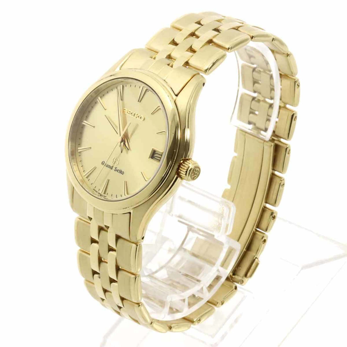 Grand Seiko Grand Heritage Collection SBGX018, goldenes Zifferblatt, 35 mm Uhr