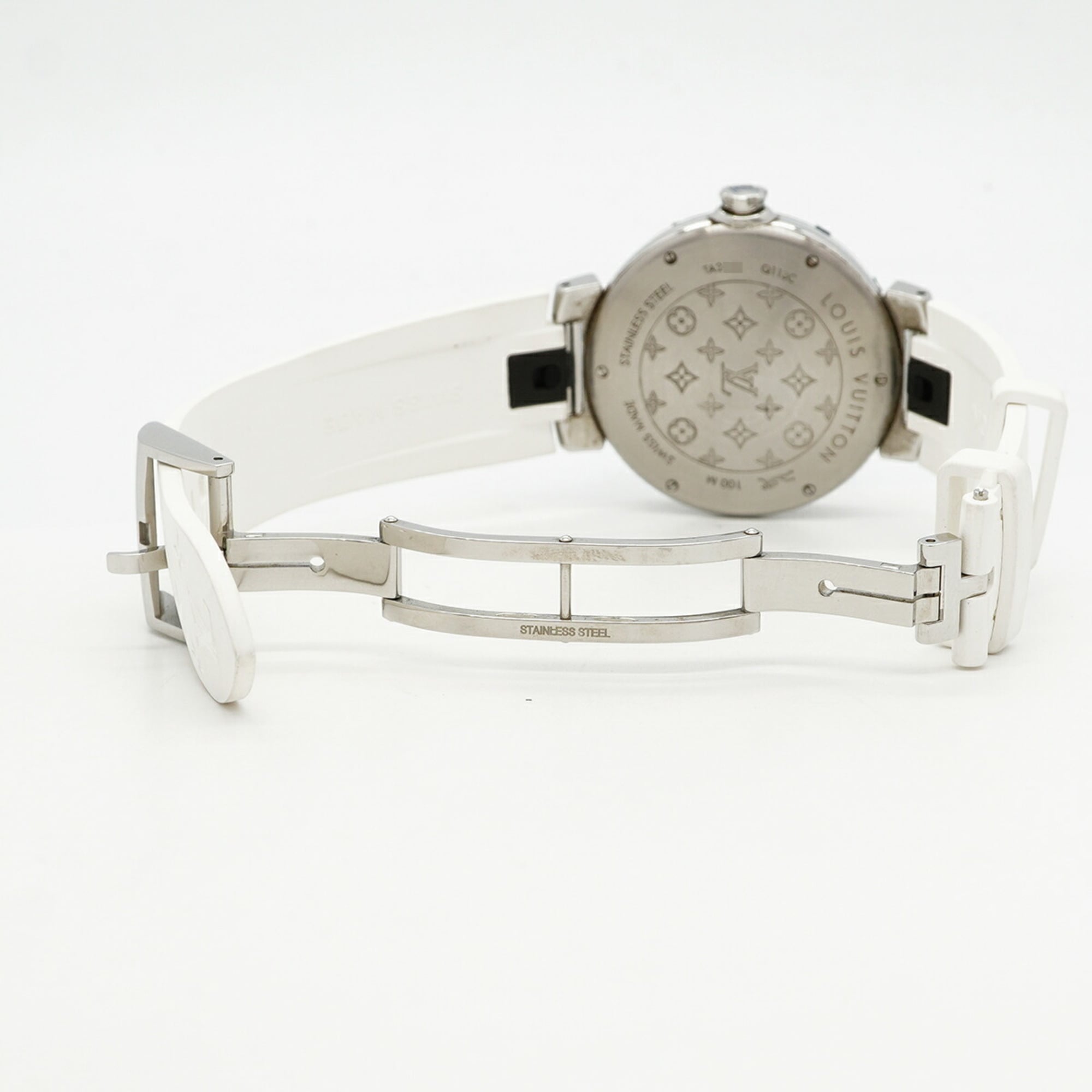 Louis Vuitton Tambour Diving Q113C – Uhr mit Weiß Zifferblatt für Damen und Herren