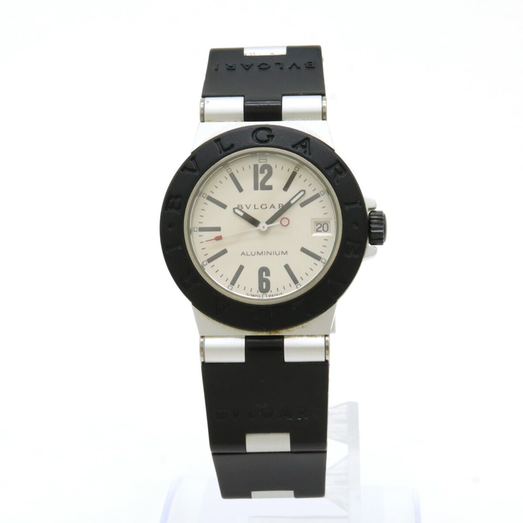 BVLGARI Bvlgari Arum 32mm Date Silver Dial Unisex Quartz Wristwatch AL32TA