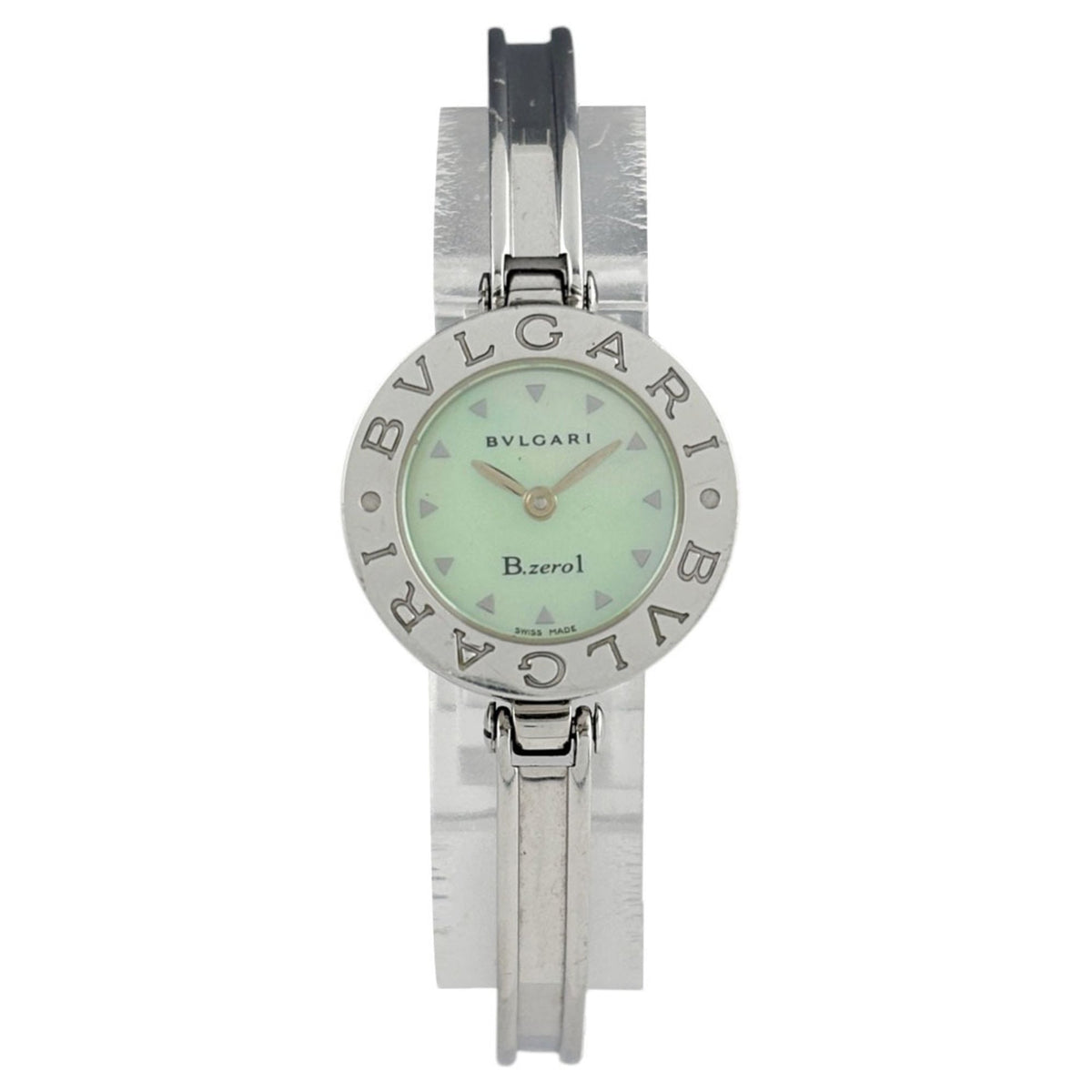 Bvlgari B-zero1 BZ22S horloge met groene wijzerplaat, 22 mm