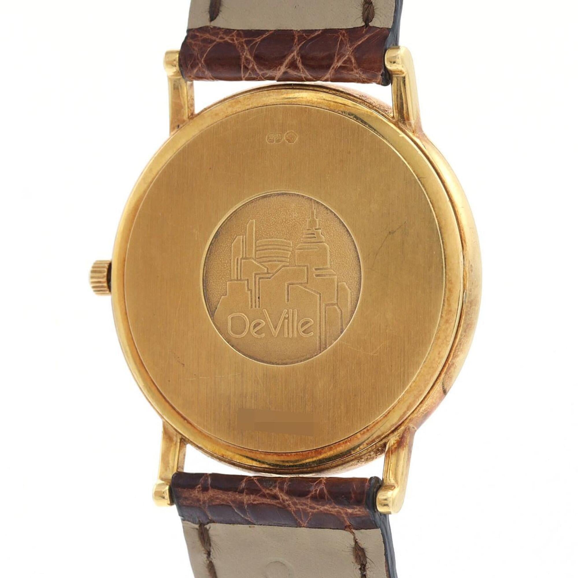Omega De Ville YG CAL.1478 195.2378 Quartz Watch