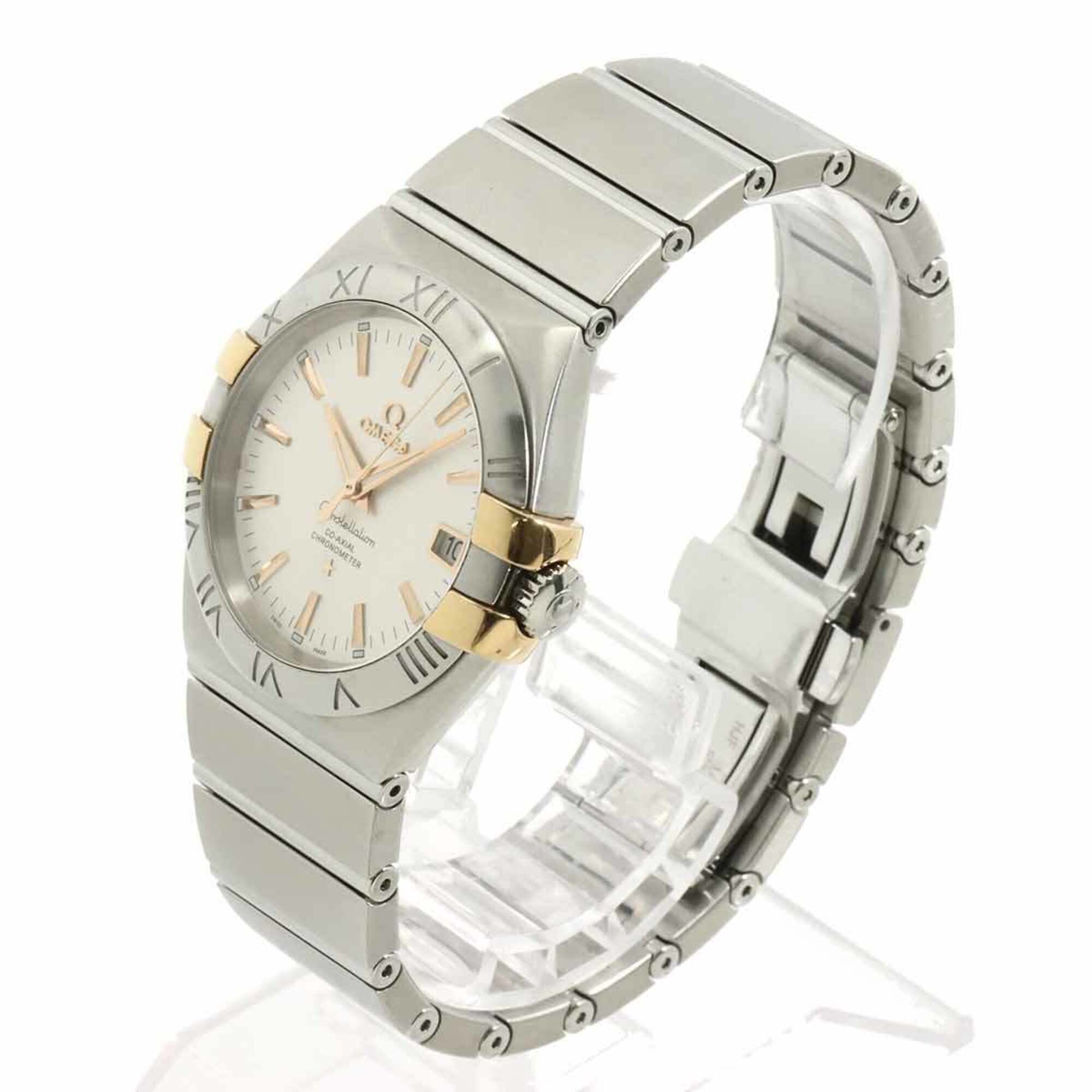 Omega Constellation 123 20 35 02 003 Men's Watch, Date, Silver & Pink Gold, Automatic Movement