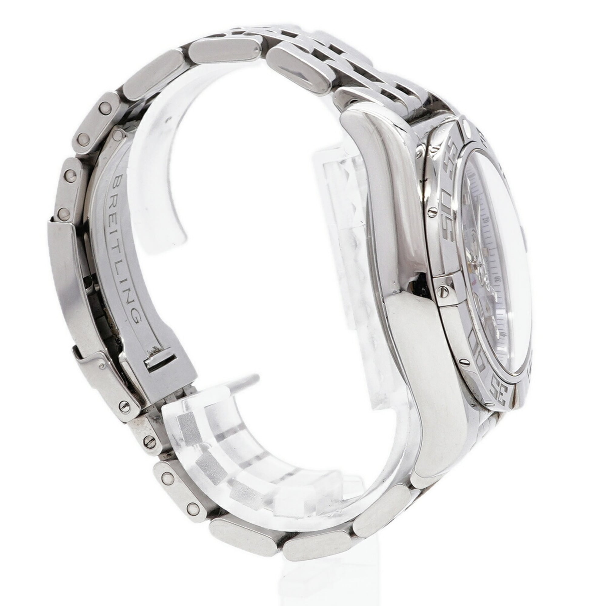 Breitling Chronomat 44 Mother-of-Pearl AB0110 Gray Dial 43mm Watch