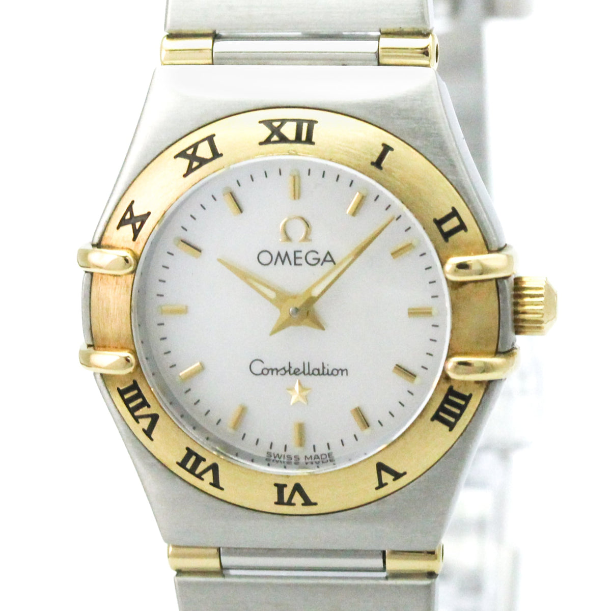 Omega Constellation 1362.7 Weiß Gehäuse Zifferblatt 22 mm Uhr