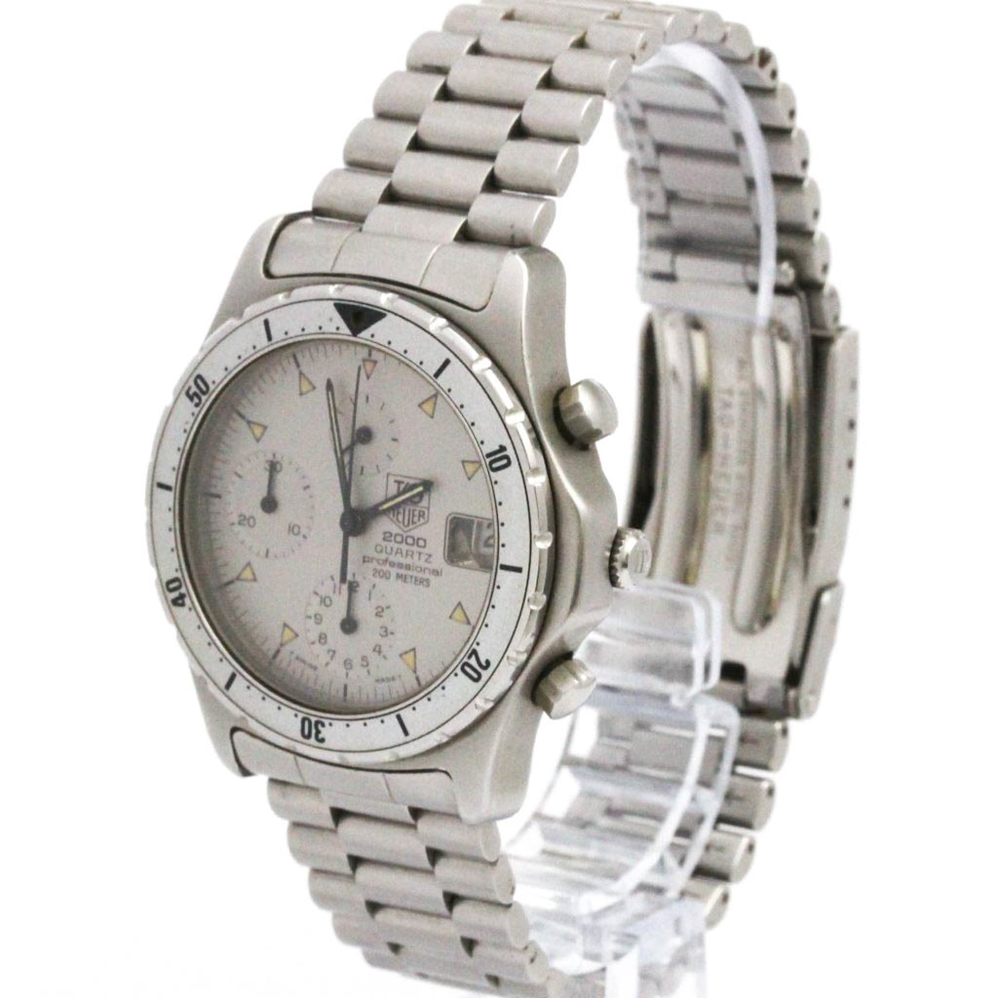 TAG HEUER Chronograph Quartz Stainless Steel Mens Watch 272.006