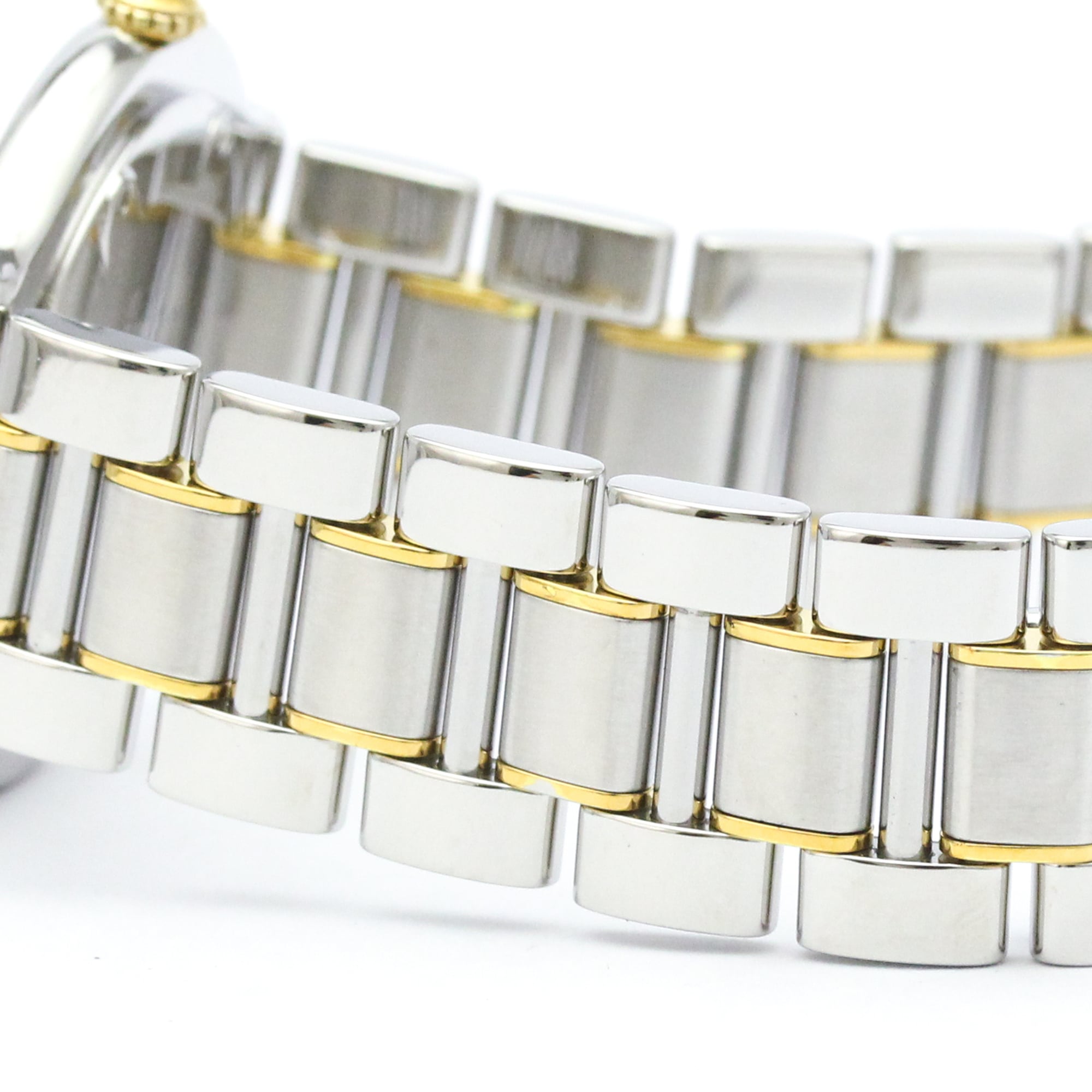 CARTIER Must 21 Gold Plated Steel Quartz Ladies Watch W10074R6 Polished