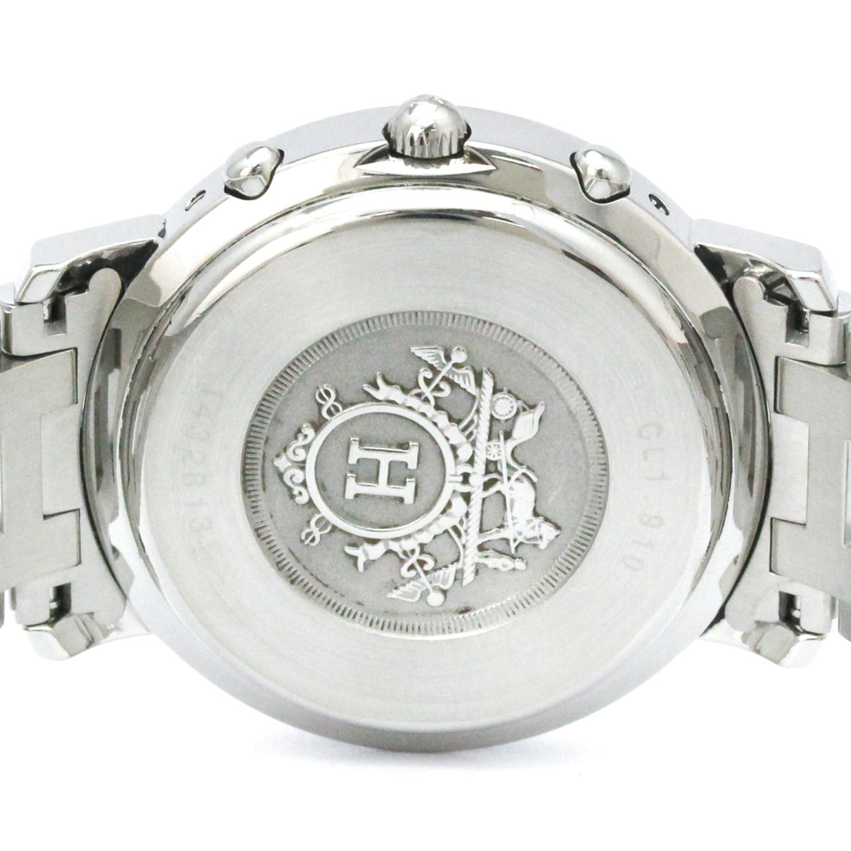 Hermes Clipper CL1.910 horloge met blauwe wijzerplaat, 38 mm