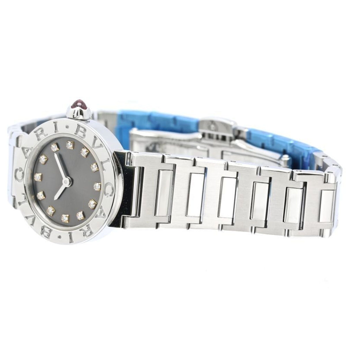 Bvlgari Bulgari 12-Diamond BBL23C6SS/12 BB23S 103690 Graues Zifferblatt 23 mm Uhr