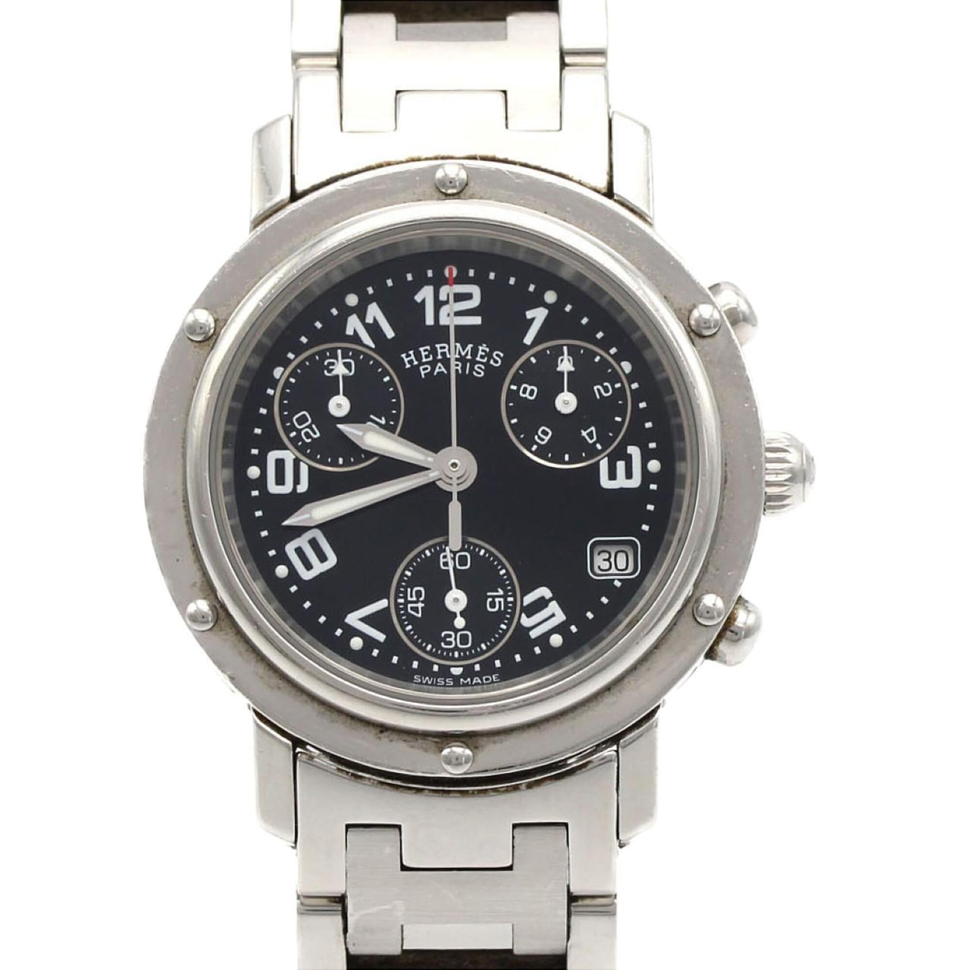 Hermes Clipper CL1.310 Black Dial 31mm Watch