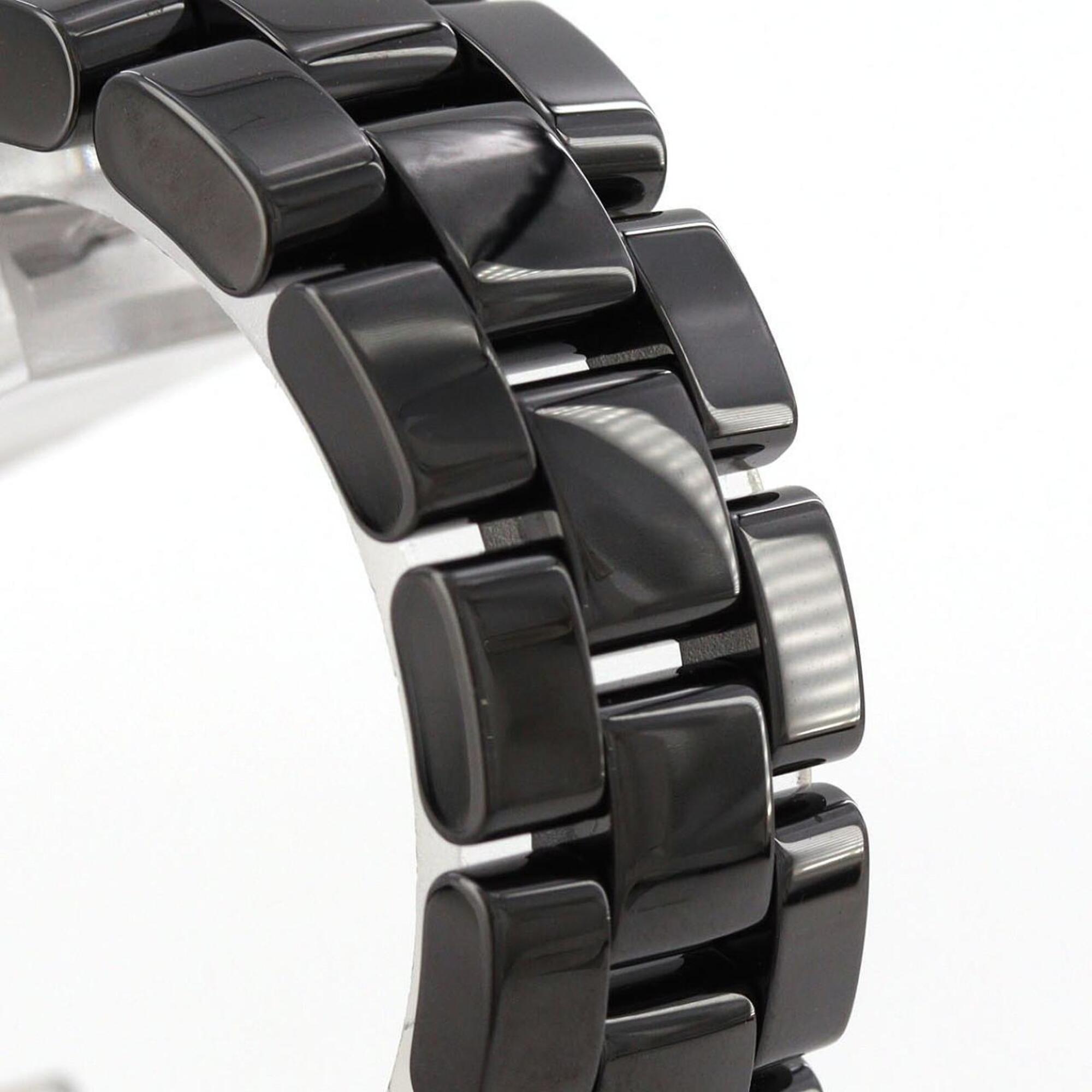 Chanel J12 Intense Black 33mm Ceramic H3828 Black Dial 33mm Watch