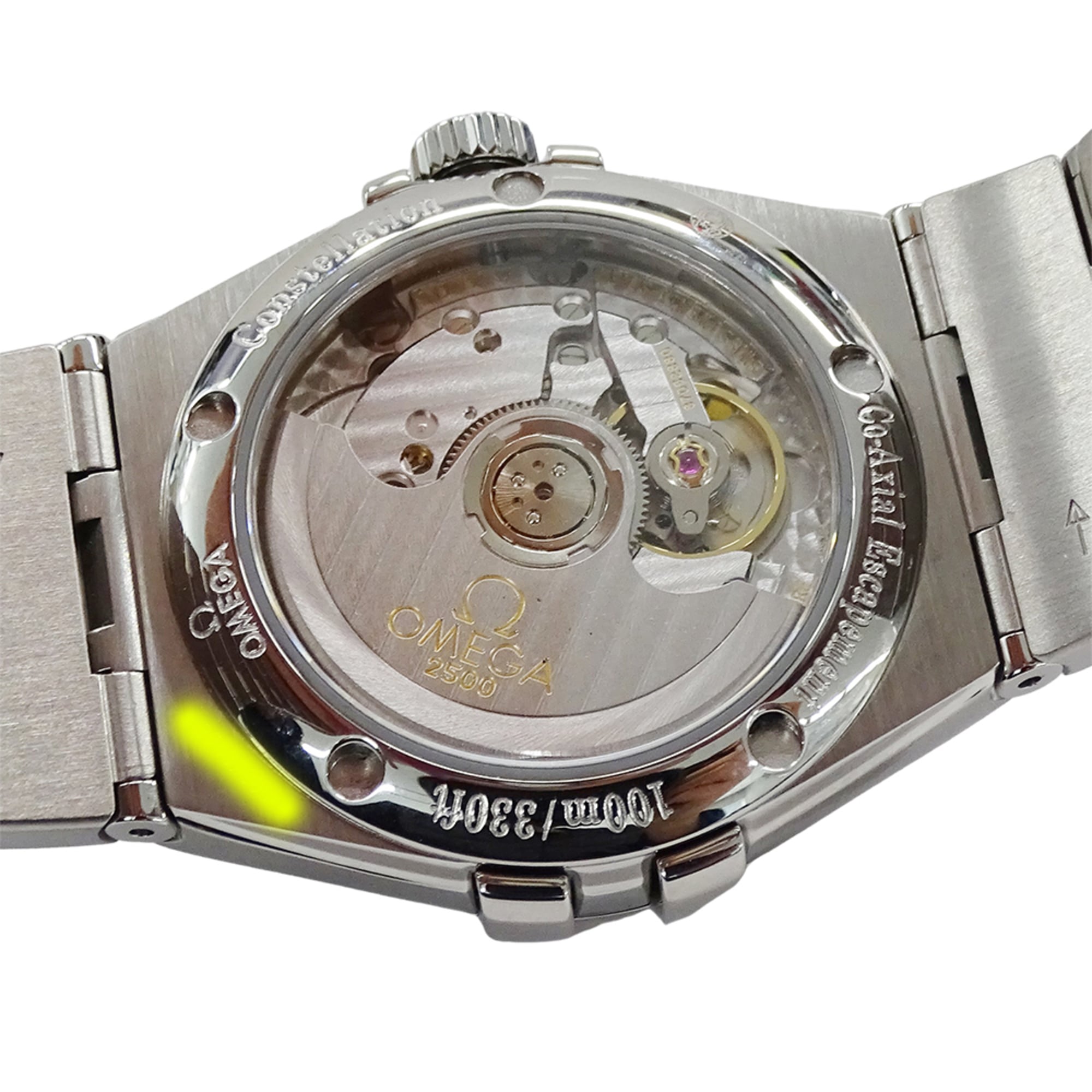 OMEGA Constellation 123.10.35.20.002 Herrenuhr „Co-Axial Datum Automatik aus Edelstahl mit Silber und blauem Zifferblatt