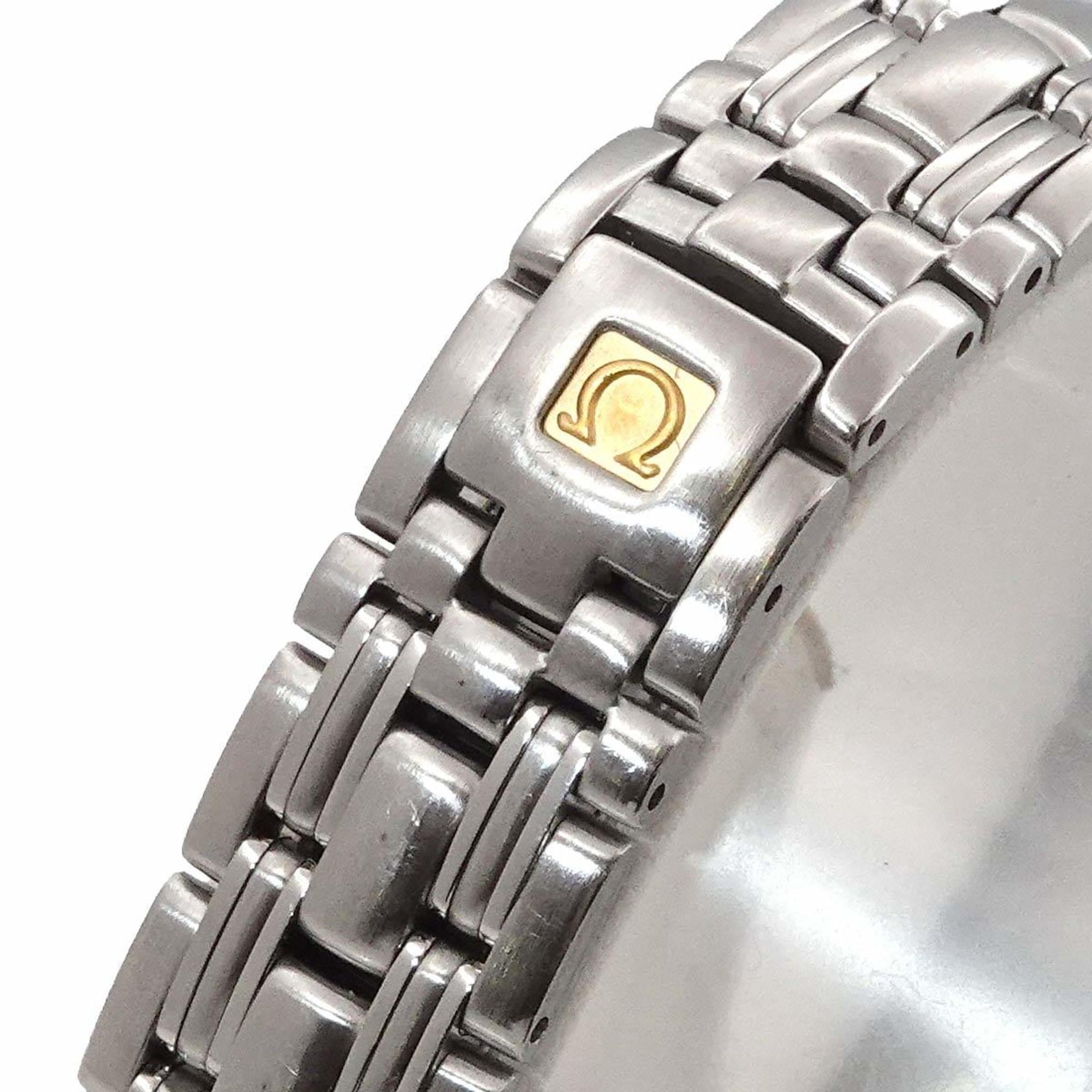 OMEGA Seamaster 120 2581 43 Damenuhr mit Datum, graues QuarzUhrwerk