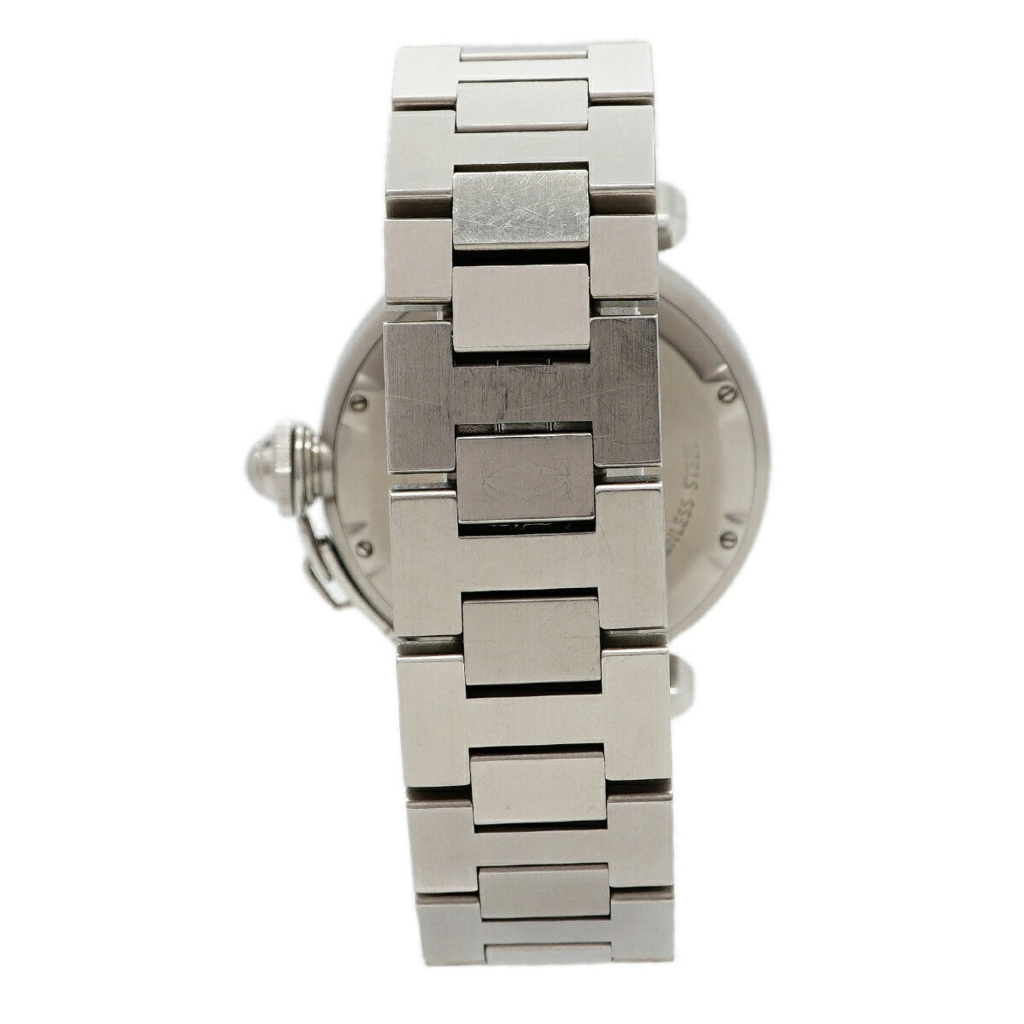 Cartier Pasha C Meridian GMT W31029M7 Silver Dial (Boys' Size)
