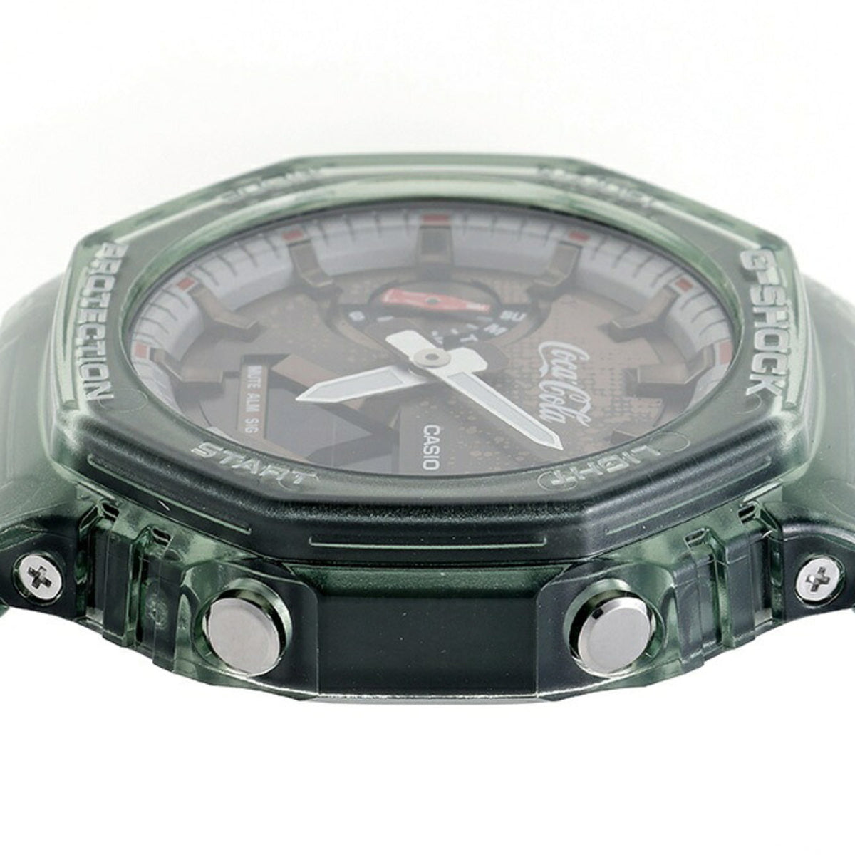 Casio G-SHOCK Serie 2100, Coca-Cola-Kooperationsmodell GA-2100CC-3AJR Braun Zifferblatt 45 mm Uhr