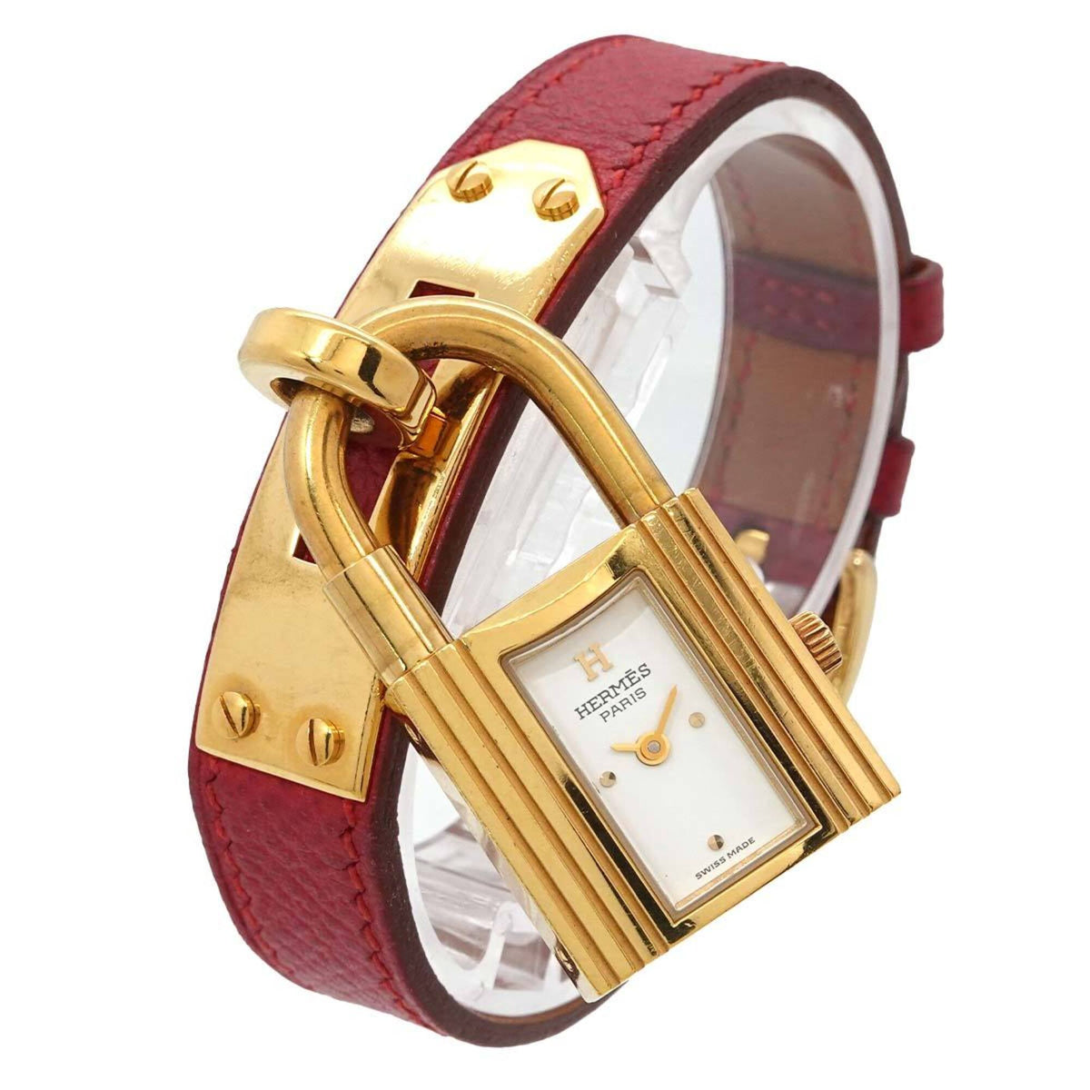 Hermes Kelly-horloge met witte wijzerplaat, 20 mm