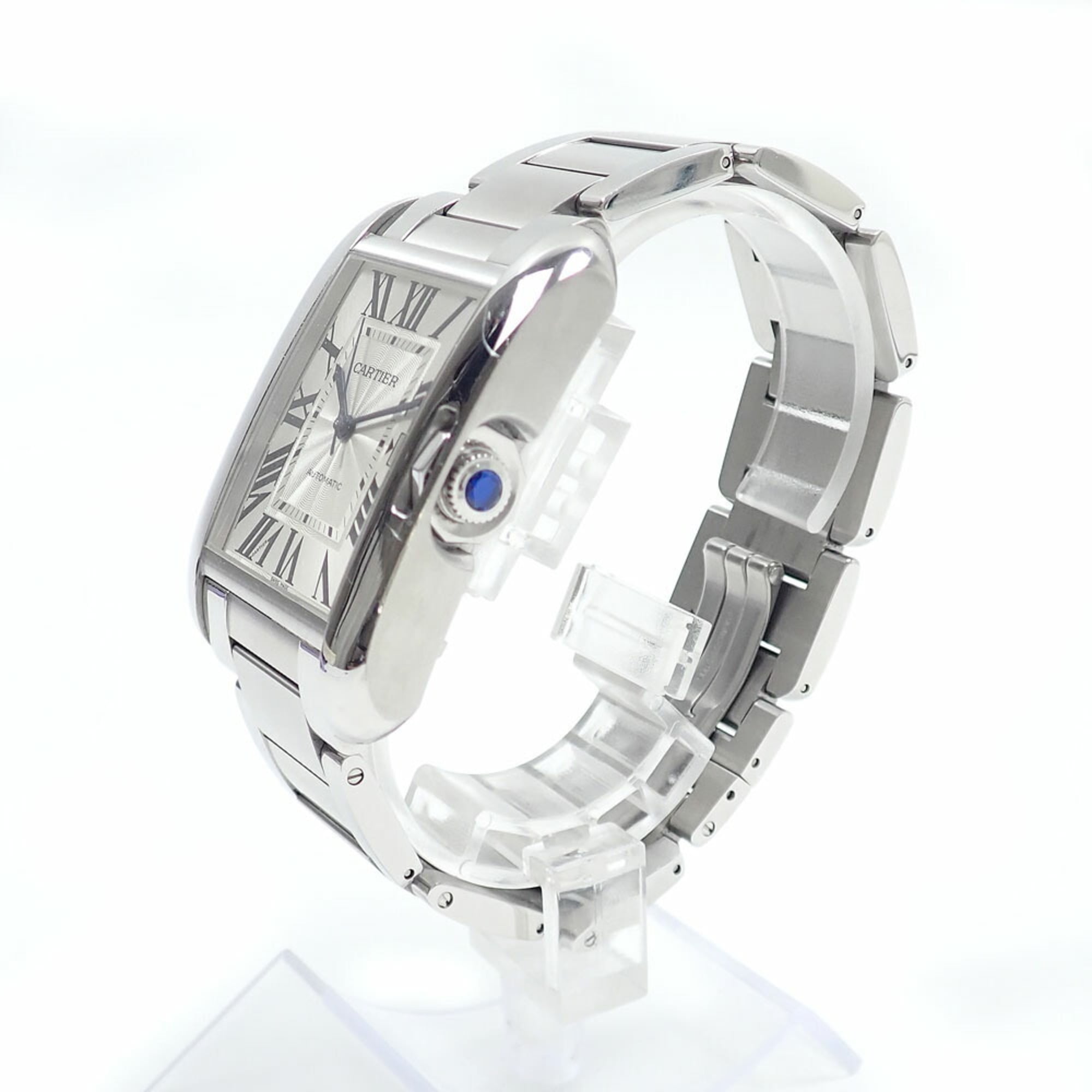 Cartier Tank Anglaise XL Men's Automatic Watch, Stainless Steel, W5310008 (Automatic Winding)