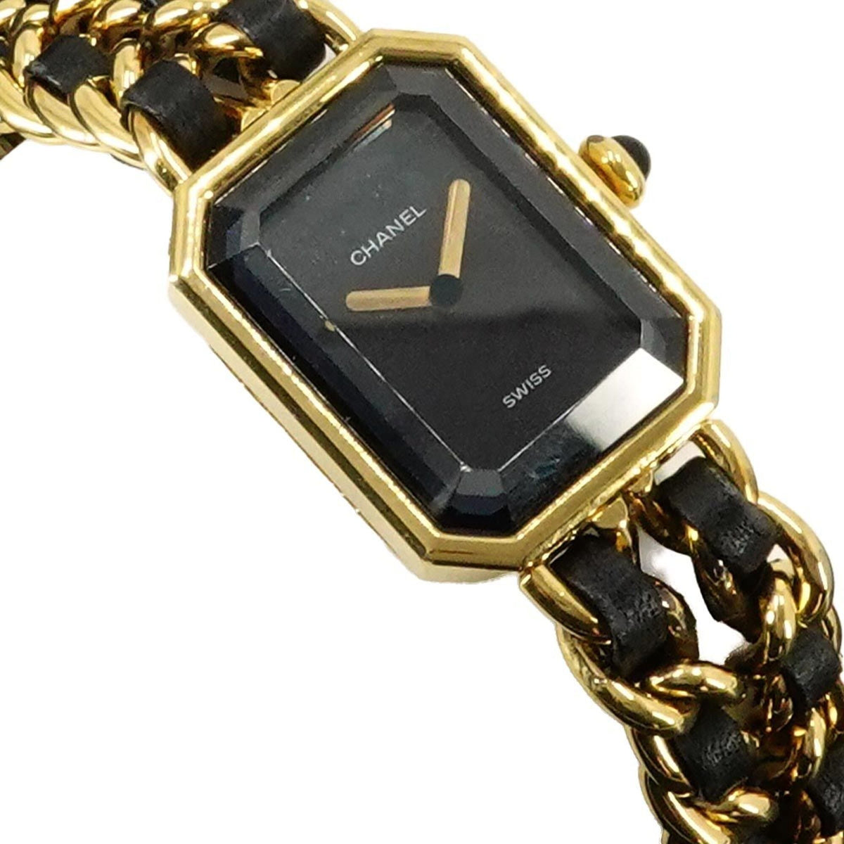 Chanel Première S-size H0001 Black Dial 20mm Watch