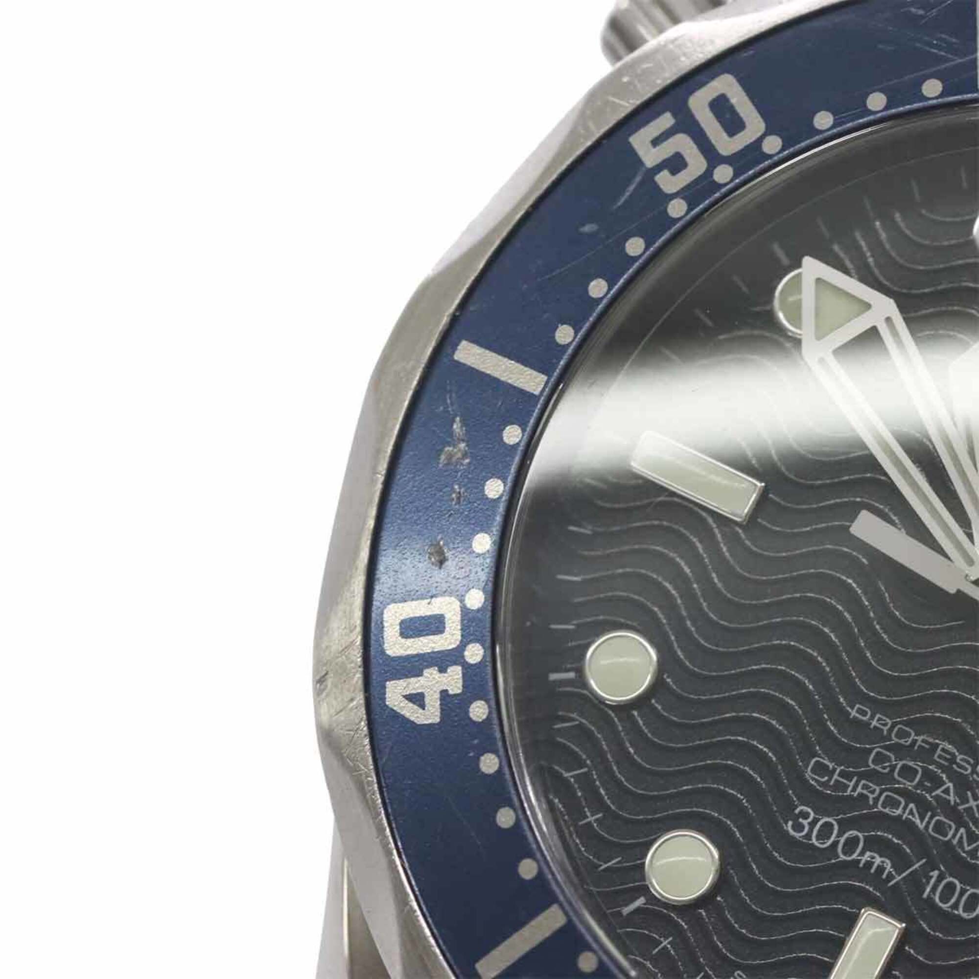 Omega Seamaster 300 Professional Co-Axial 2222 80 Boys' Watch, Date, Blue, Automatic Winding
