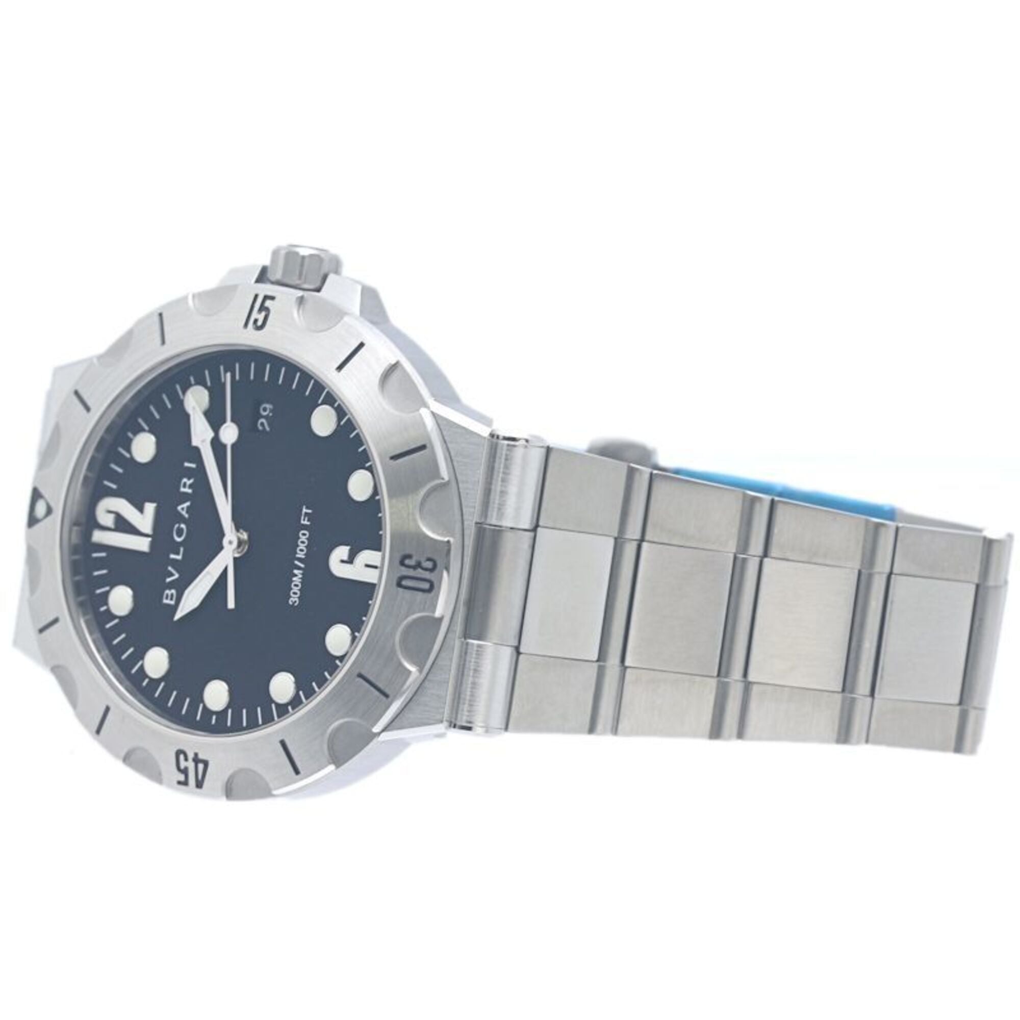 Montre Pour Hommes BVLGARI Diagono Scuba DP41BSSSD DP41SSD en acier inoxydable 40379
