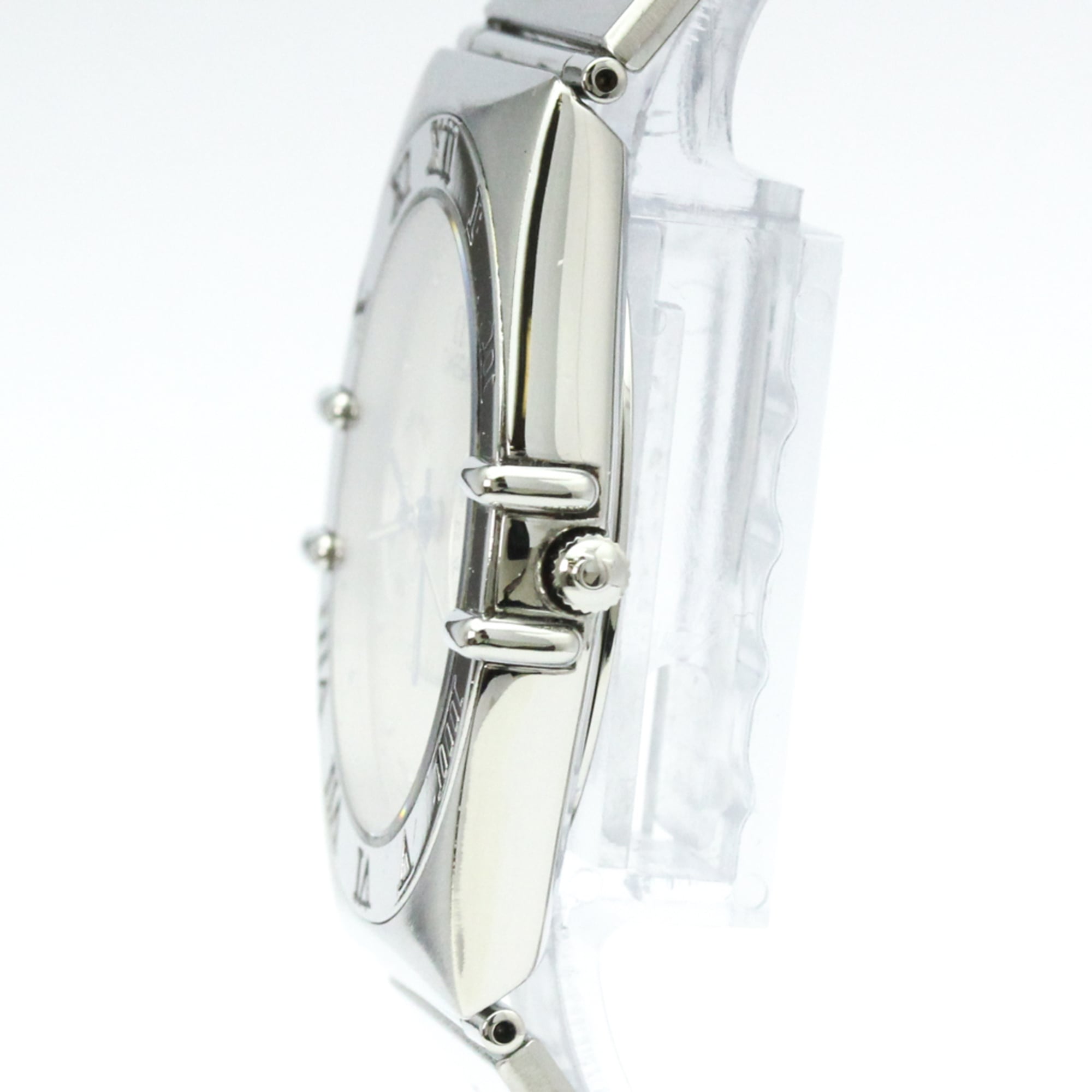 OMEGA Constellation Day Date stalen quartz herenhorloge 396.1070