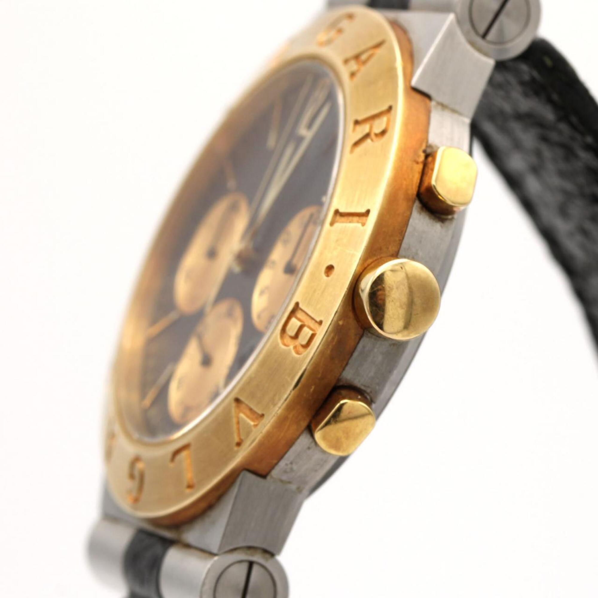 Bulgari Diagono CH35SG Black Dial 35mm Watch