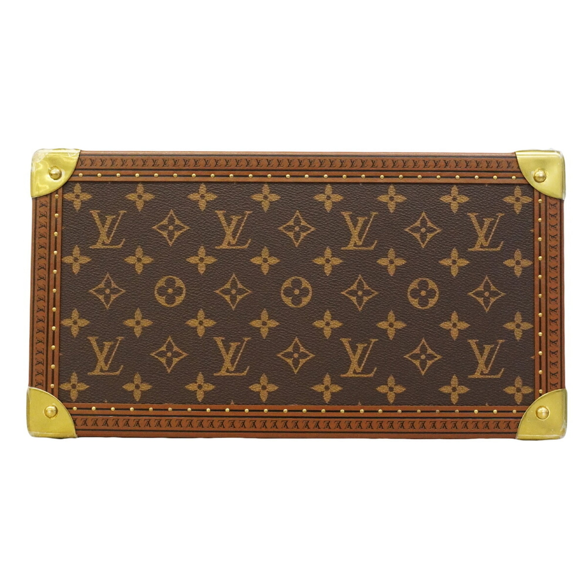 Louis Vuitton Monogram Case Coffret 8 Montres Brown/Navy /Wo P3276007