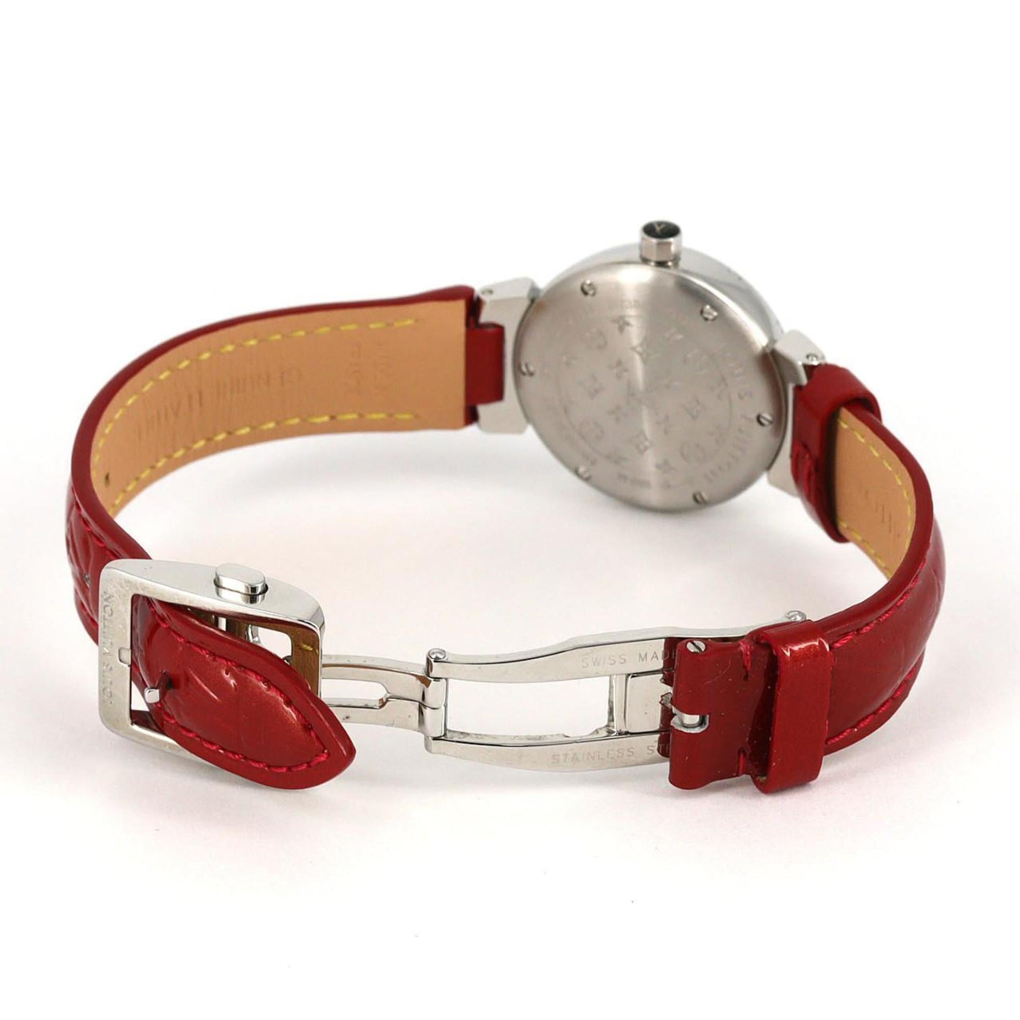 Louis Vuitton Tambour Lovely Cup 12P Q12M1 roestvrijstalen quartzhorloge