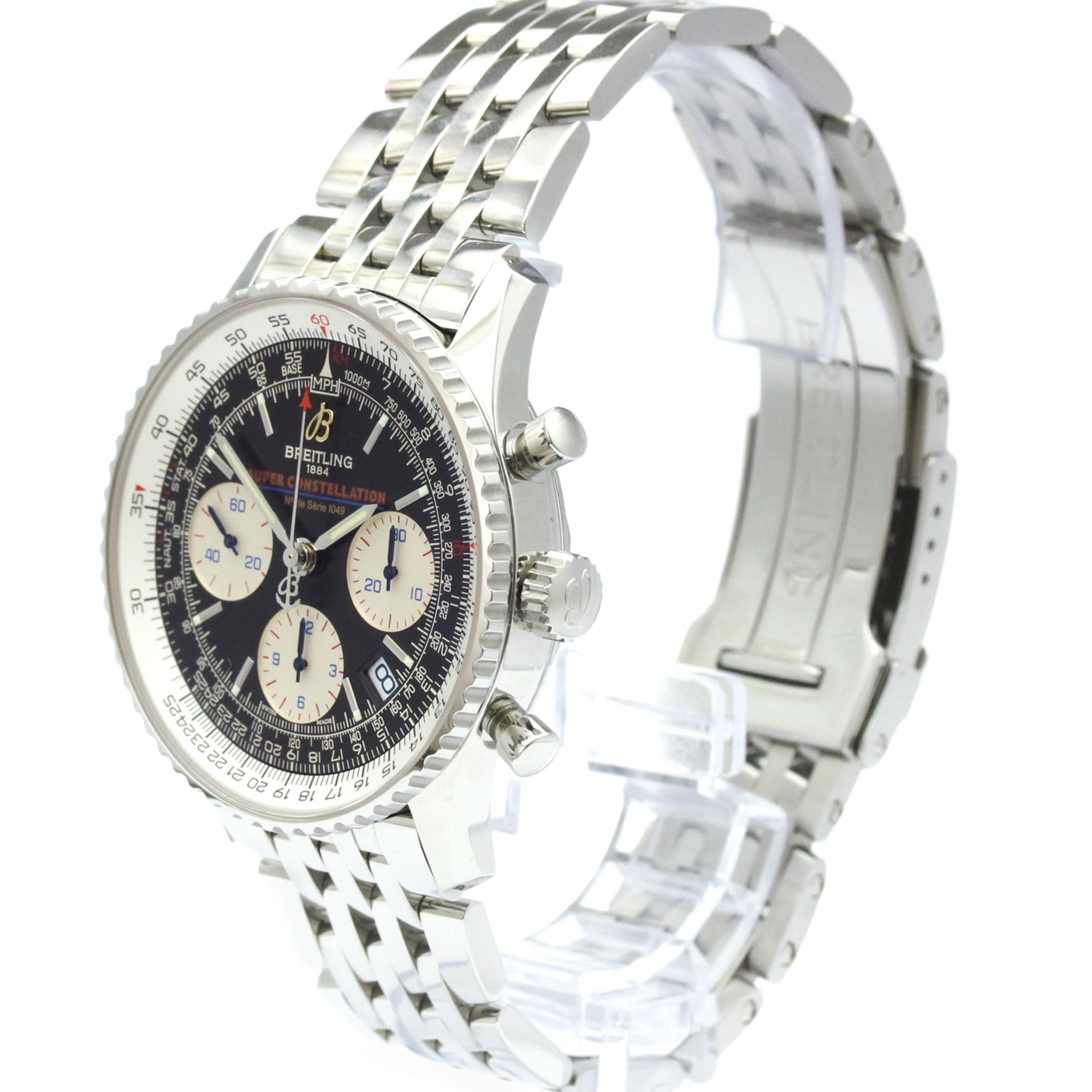 Breitling Navitimer A23322 Black Dial 42mm Watch