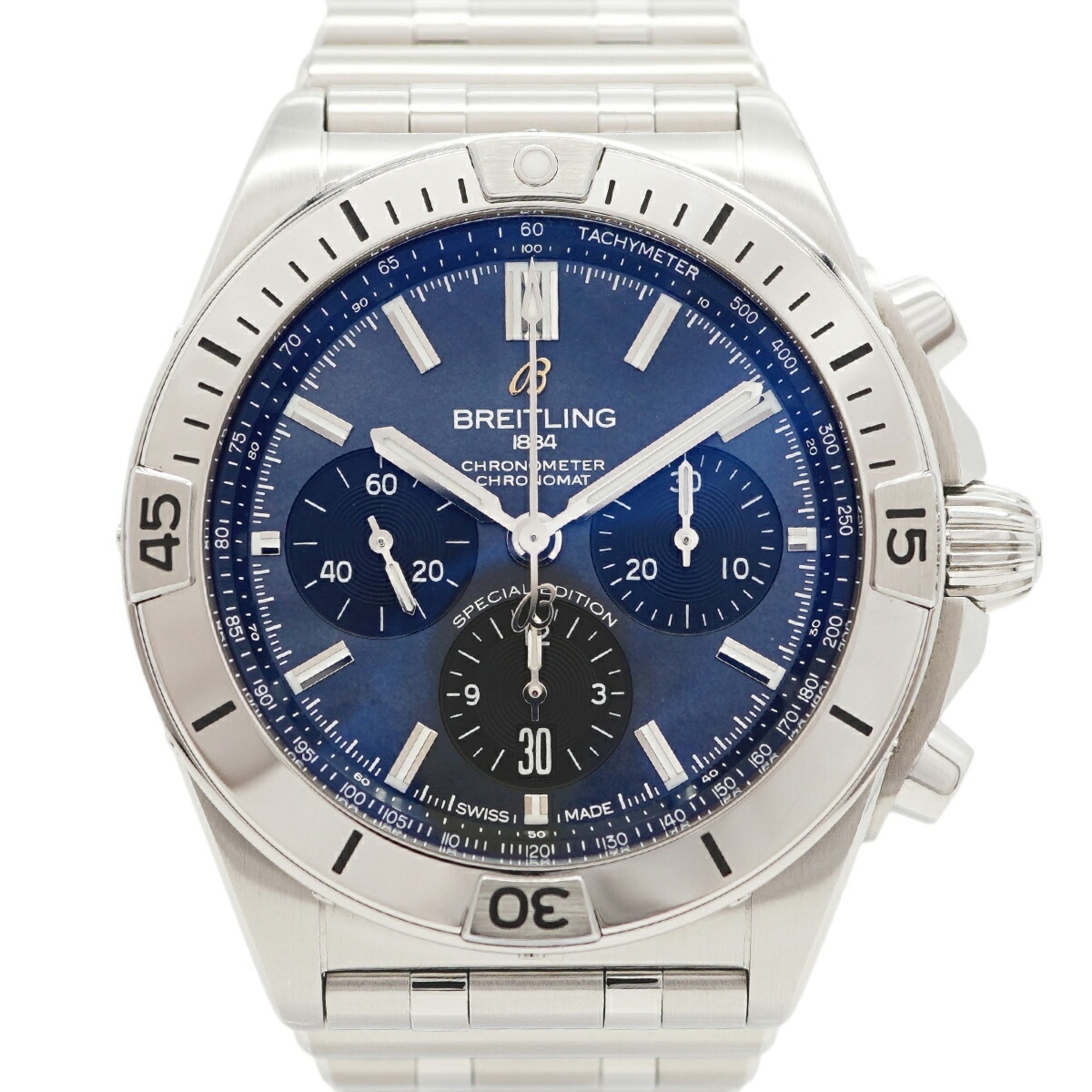 Breitling Chronomat Japan Edition AB0134 AB0134101B3A1 Black Dial Men's Watch