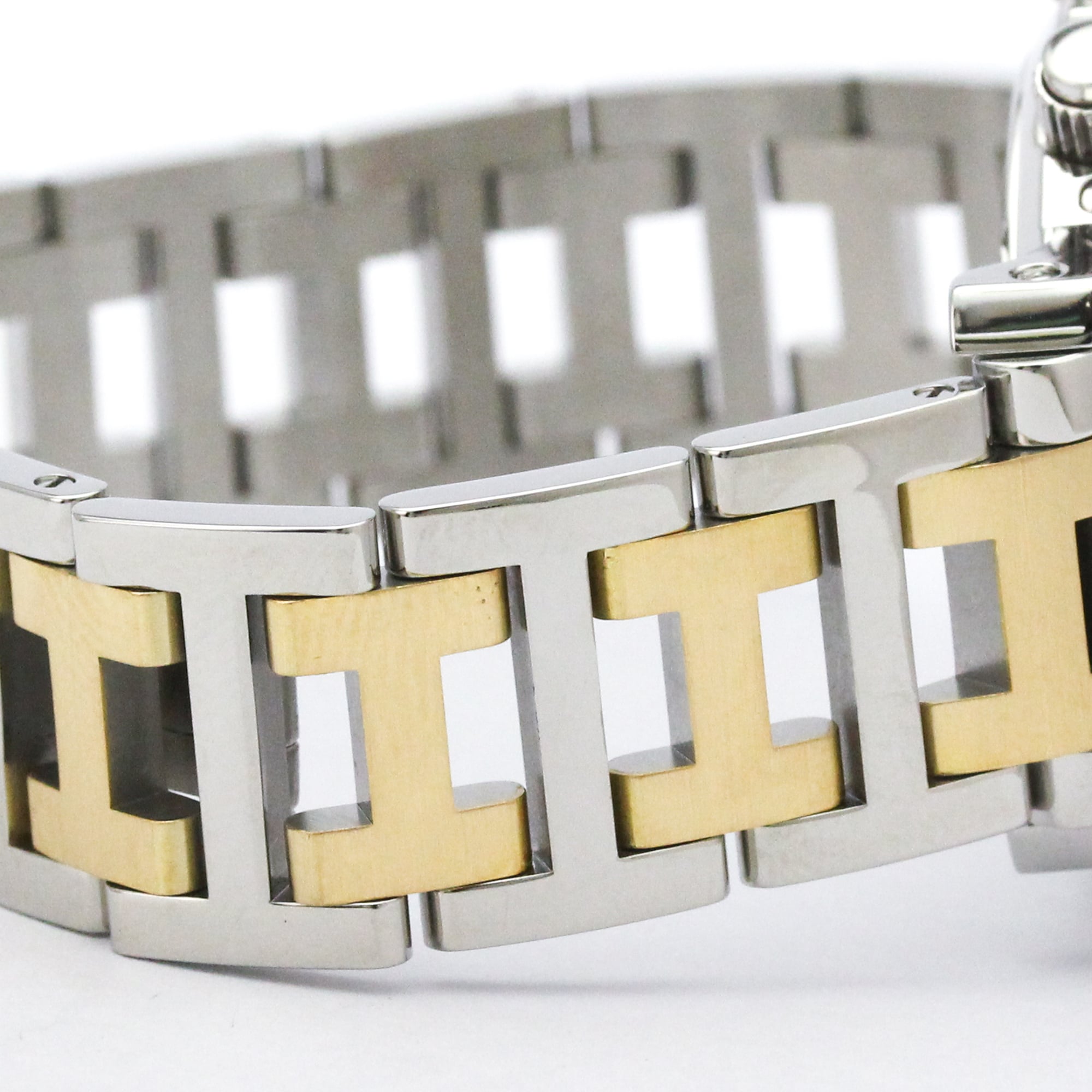 HERMES Clipper Diver Chronograph 18K Gold Steel CL2.320