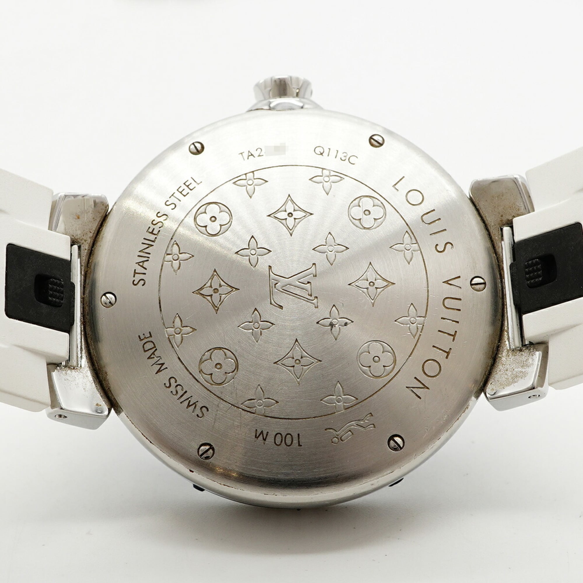 Louis Vuitton Tambour Diving Q113C – Uhr mit Weiß Zifferblatt für Damen und Herren