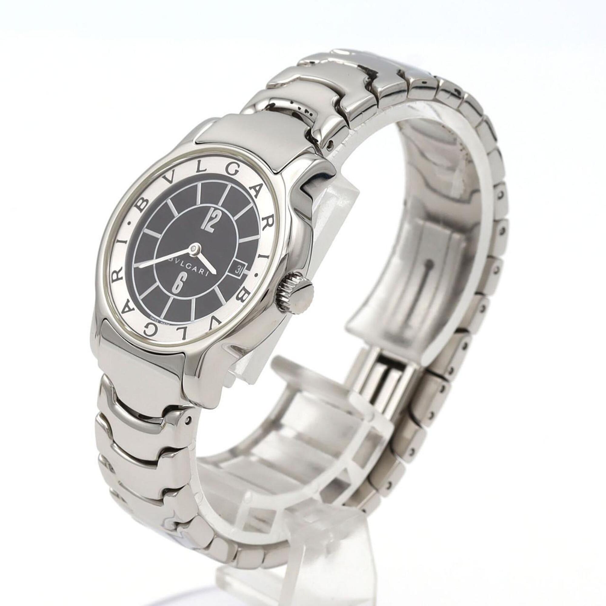 Bulgari Solotempo ST29S ST29BSSD Stainless Steel Quartz Watch