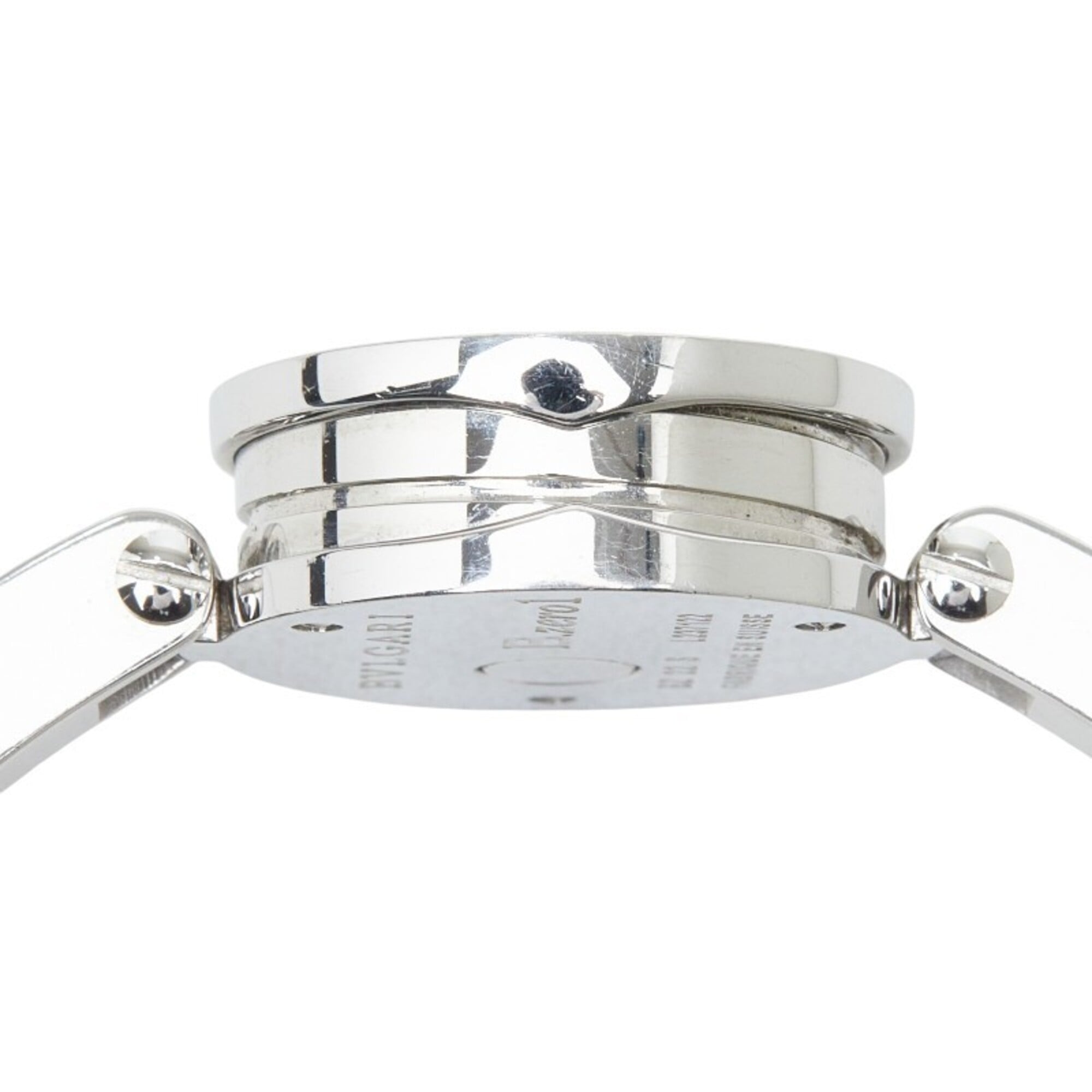 Bulgari Bzero1 BZ22S Quarz-Uhr, Schwarz Zifferblatt, Edelstahl, Damenuhr BVLGARI