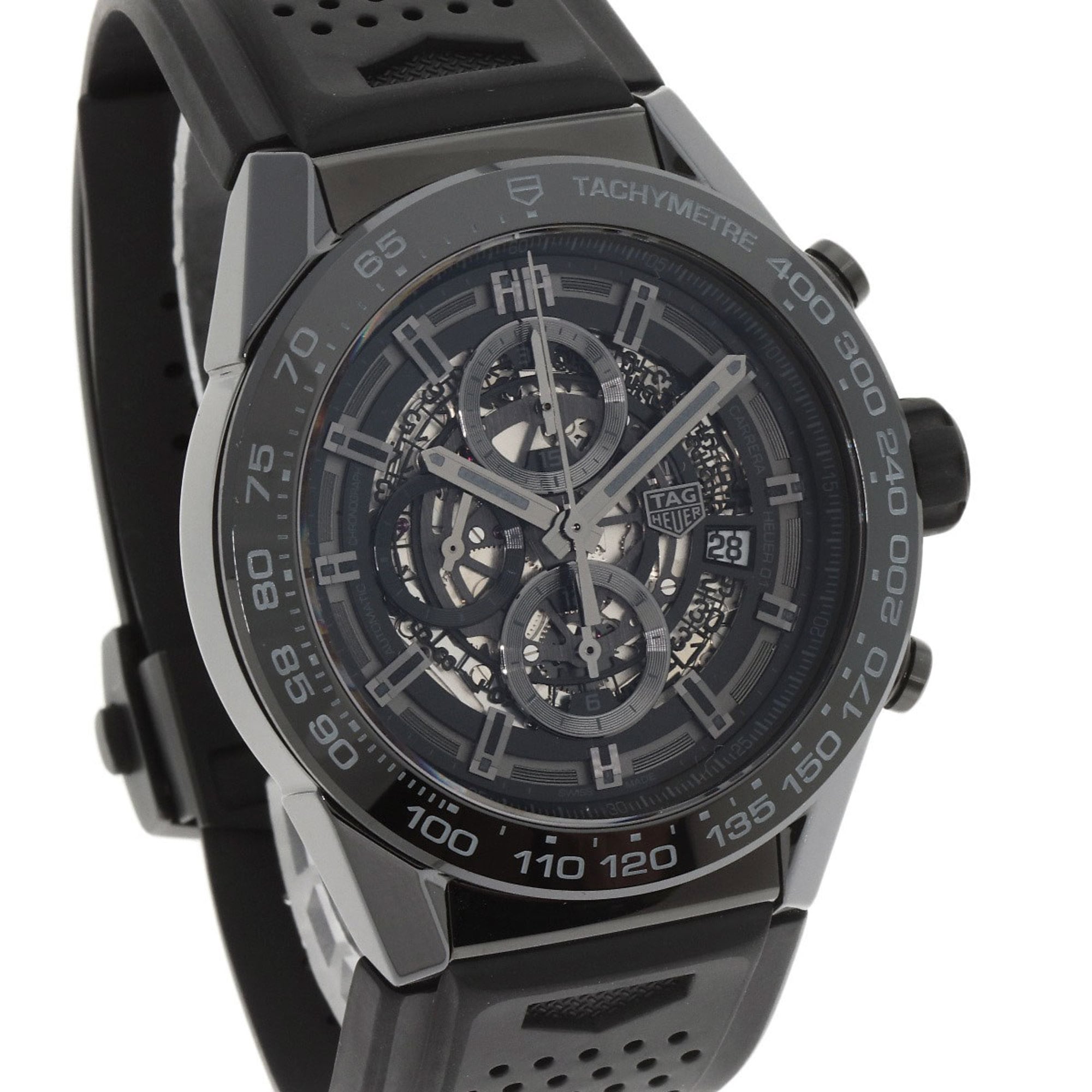 TAG Heuer CAR2A90 Carrera Calibre 01 Uhr aus Keramik und Kautschuk für Herren HEUER