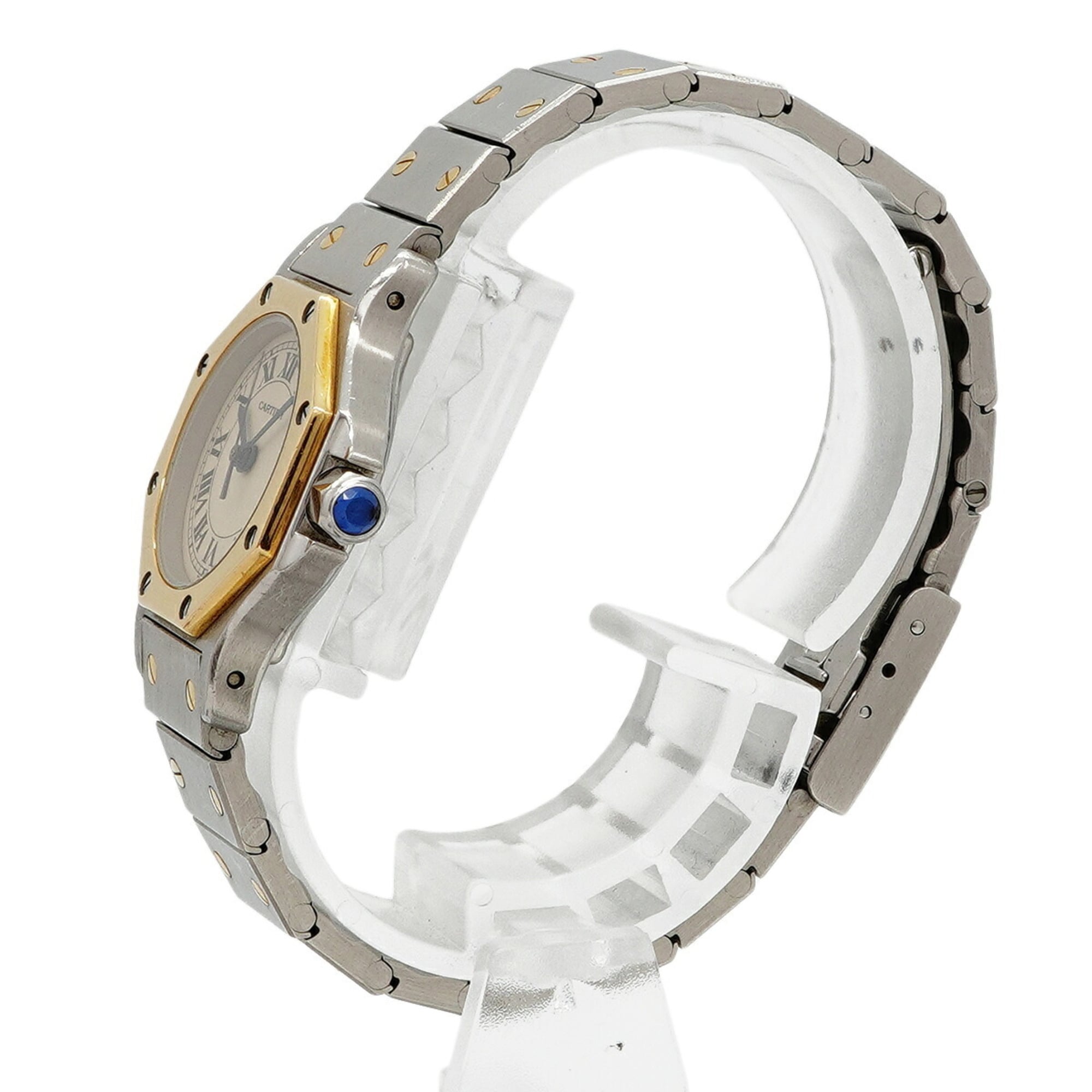 Cartier Santos Octagon SM W2001683 Ivory Dial Wo