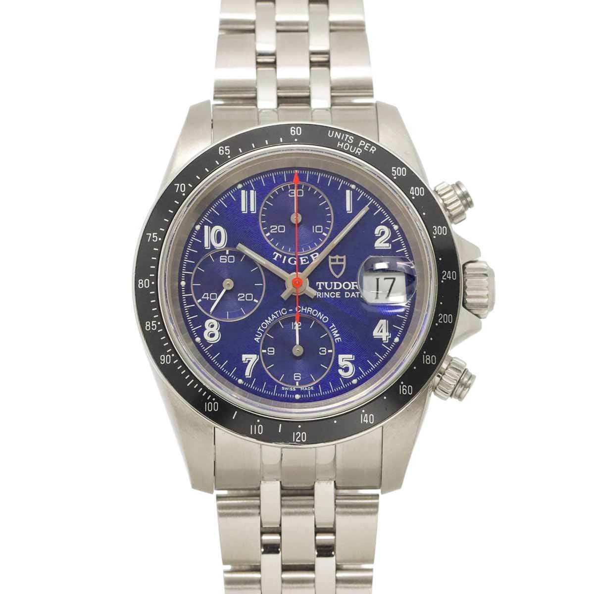 Tudor Chronotime Tiger 79260 Blue Dial 39mm Watch