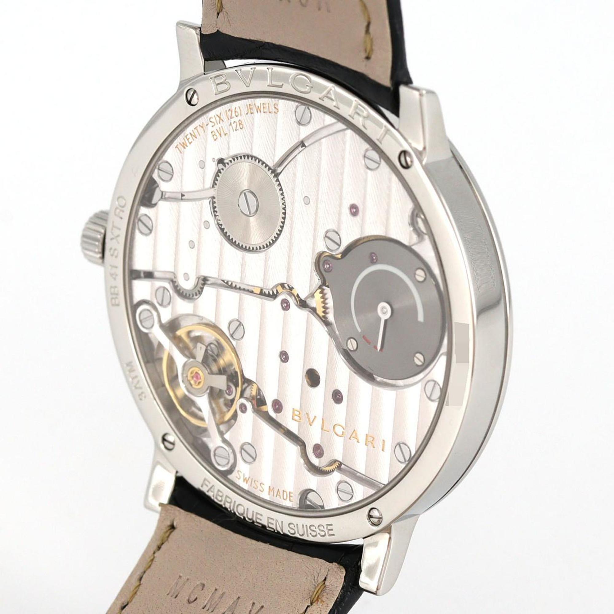 Bvlgari Roma Finissimo BB41SXTRO 102357 roestvrijstalen horloge met handopwinding