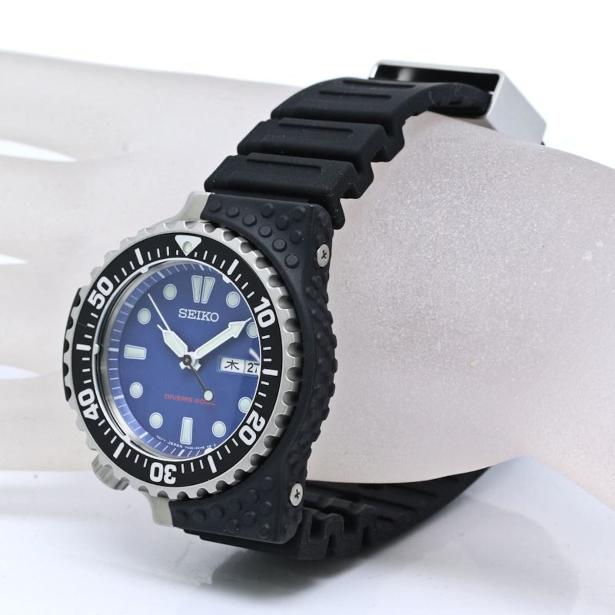 Seiko Prospex Diver Scuba Giugiaro Modell SBEE001 SBEE001 7N36-0AG0 Blaues Zifferblatt 43 mm Uhr
